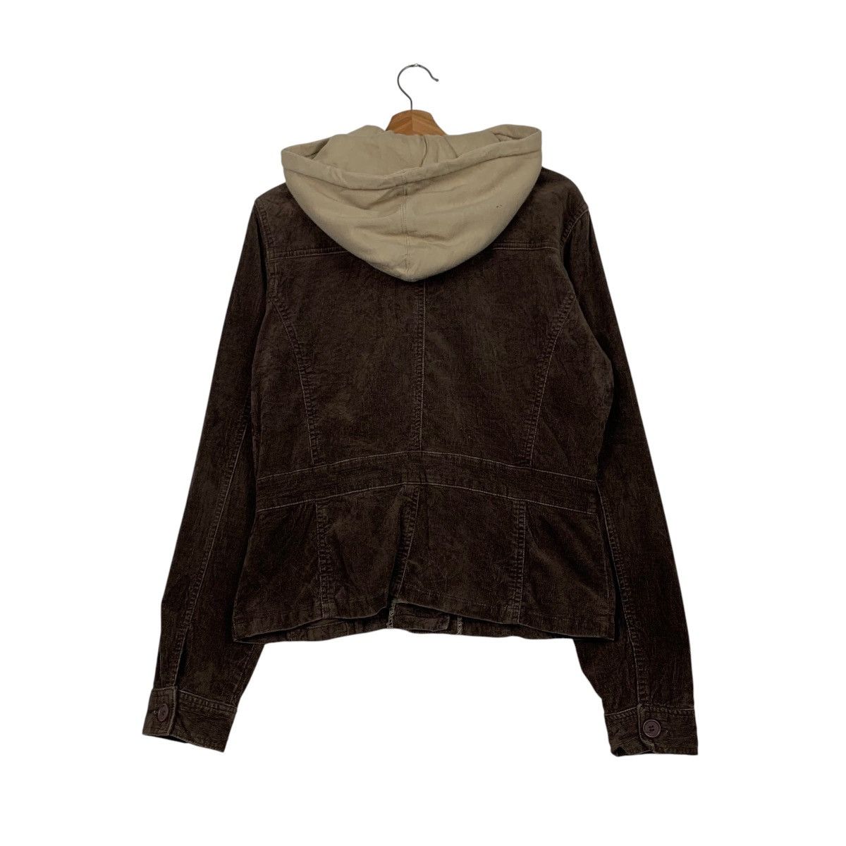 Other NORI Double Layer Hoodie Corduroy Jacket #2411-C108 Size XL / US 12-14 / IT 48-50 - 7 Thumbnail