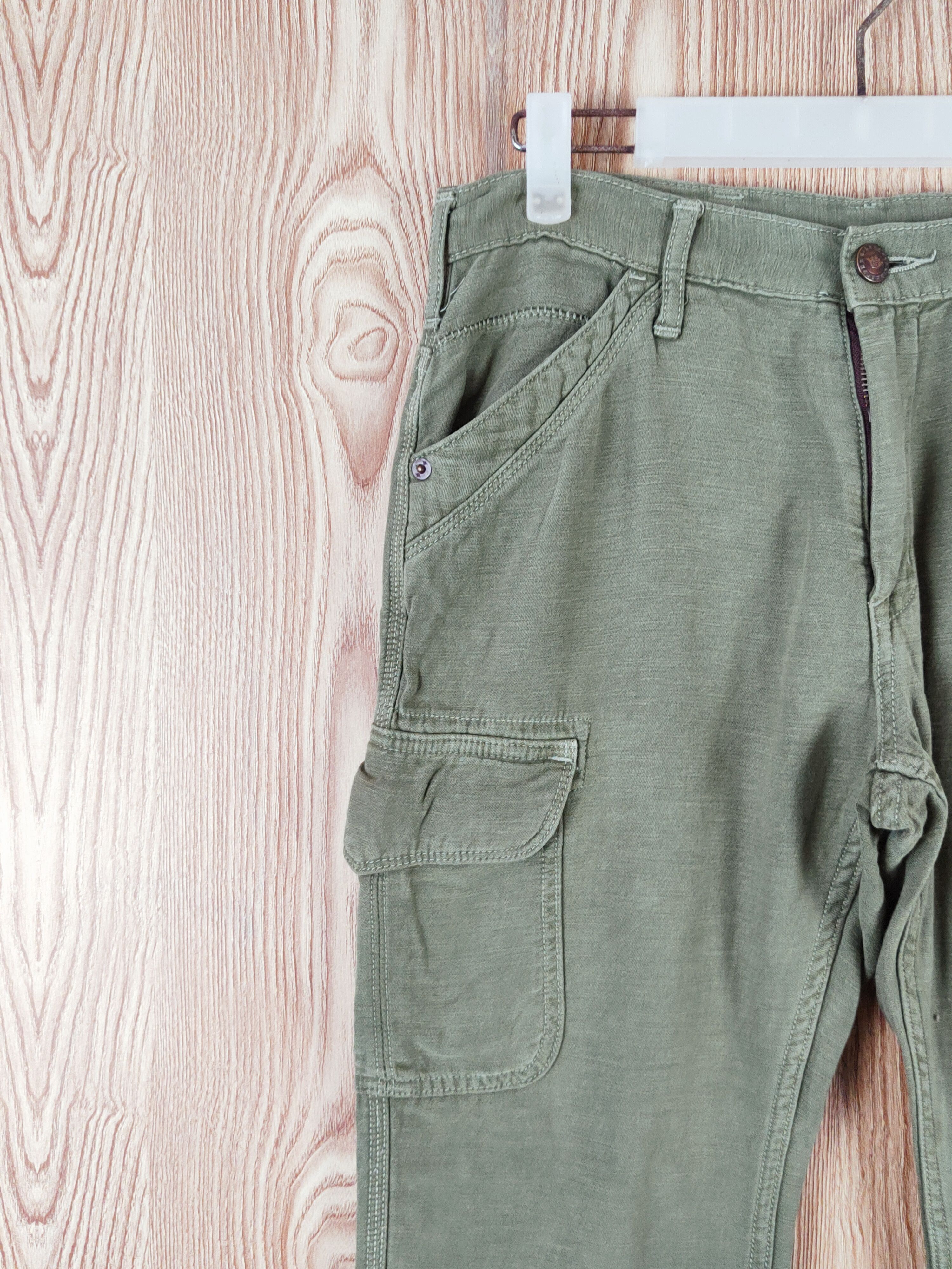 Big John Big John Green Multipocket Tactical Cargo Pants #W394 Size US 30 / EU 46 - 3 Thumbnail