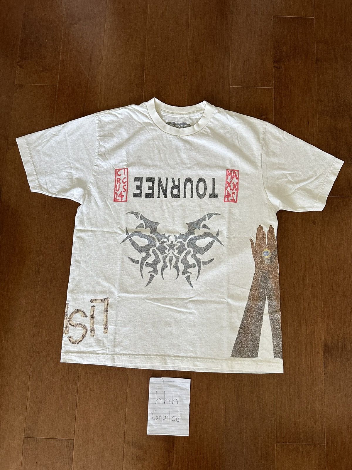 Travis Scott EUROPE EXCLUSIVE UTOPIA TOUR TEE TRAVIS SCOTT Size US L / EU 52-54 / 3 - 1 Thumbnail