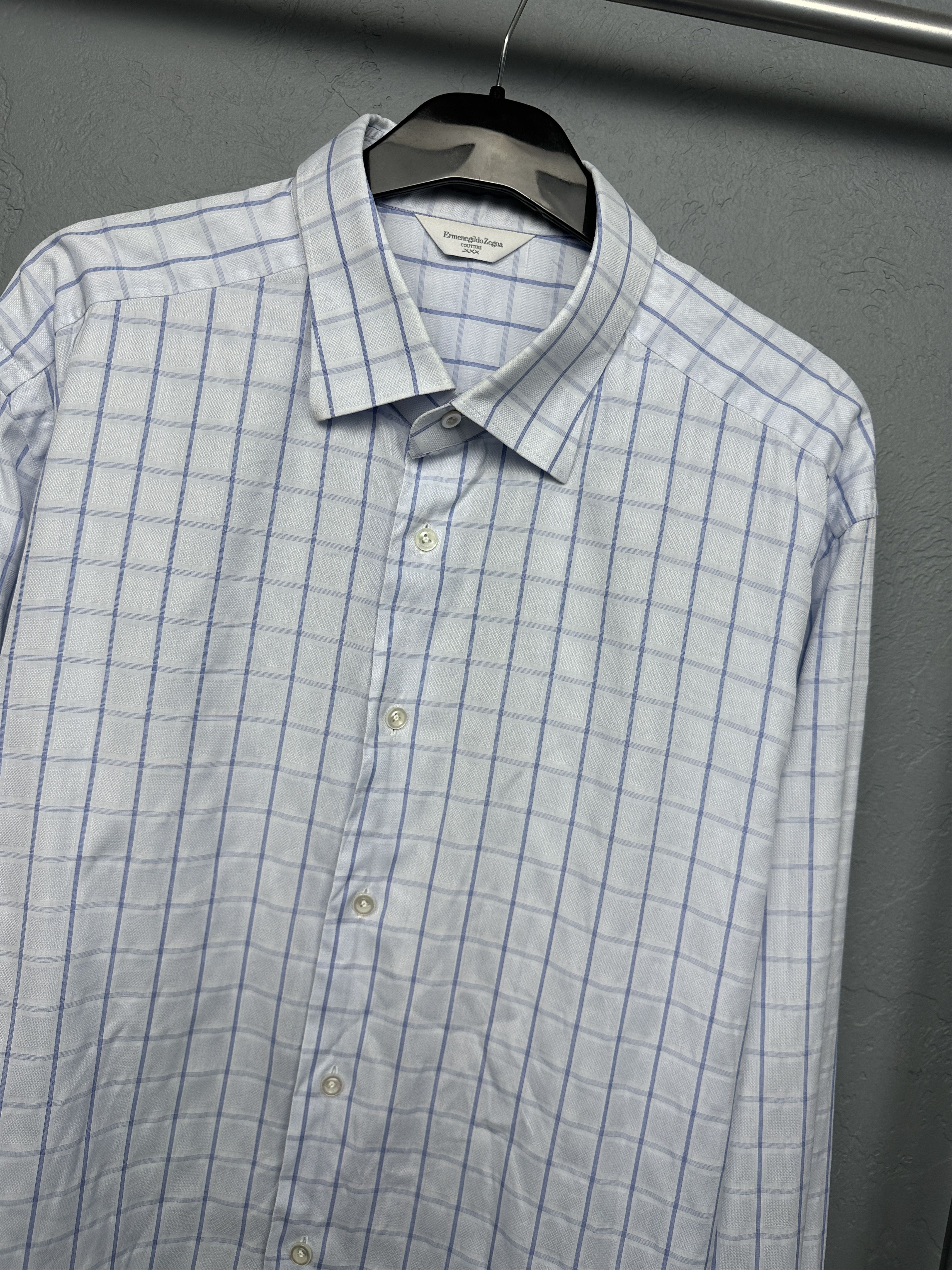 Ermenegildo Zegna Ermenegildo Zegna Couture Mens Long Sleeve Shirt Size US XXL / EU 58 / 5 - 2 Thumbnail