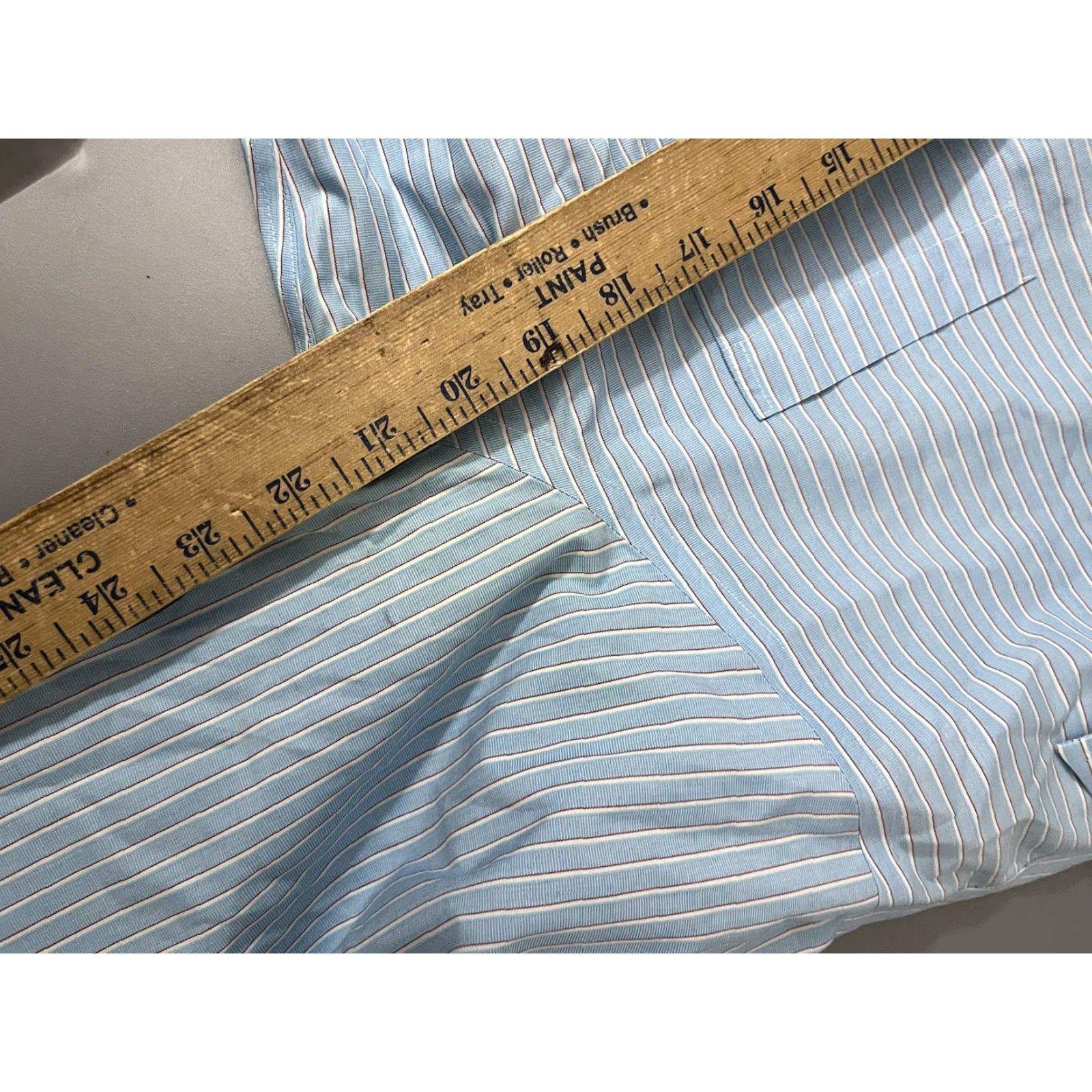Brooks Brothers VINTAGE Brooks Brothers Regent Dress Shirt Mens Blue Striped Long Sleeve 16 Button-Down Collared Size US L / EU 52-54 / 3 - 5 Thumbnail