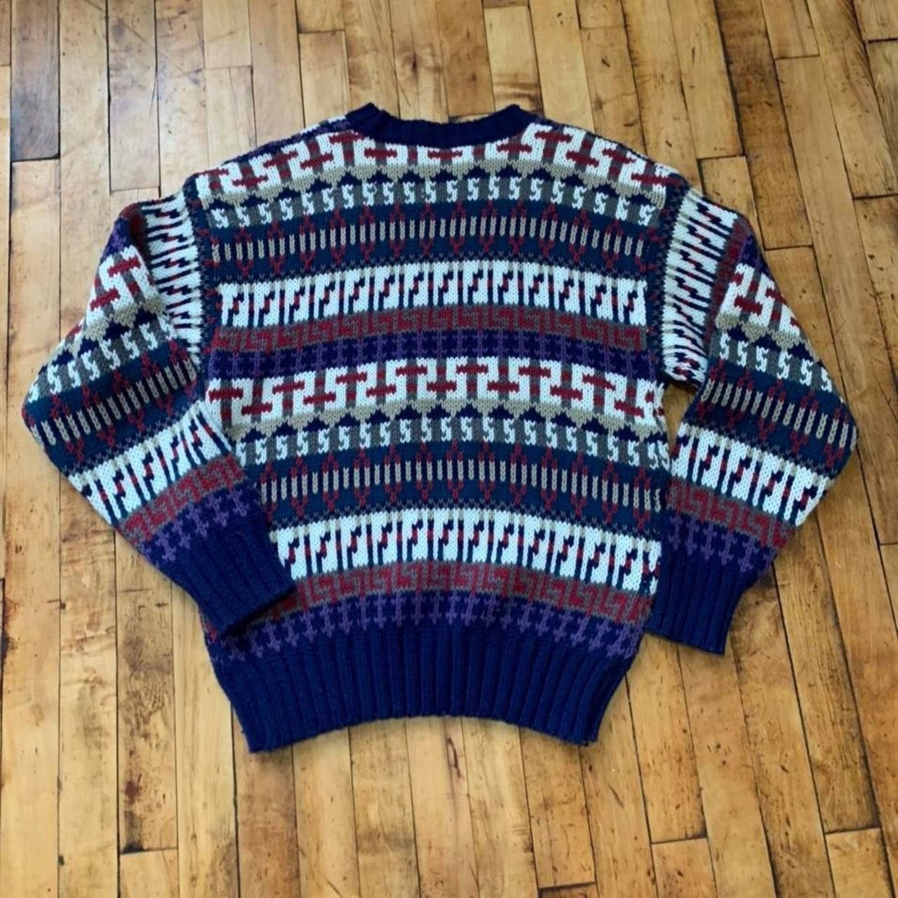 Vintage Vintage 90s Cozy Sweater Size US L / EU 52-54 / 3 - 3 Thumbnail