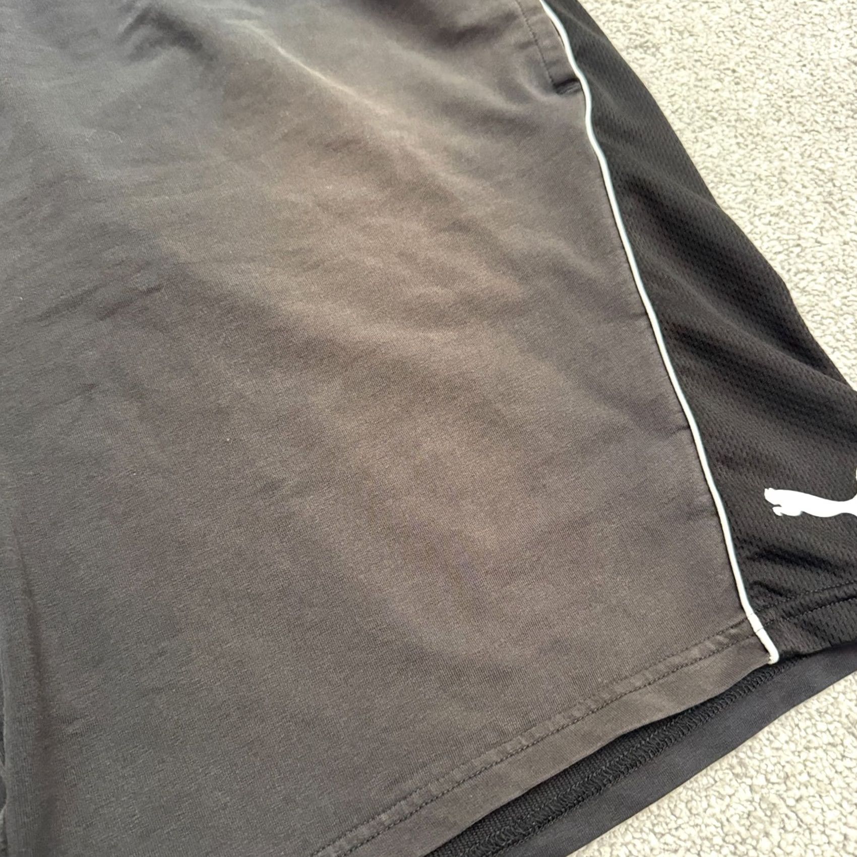 Puma PUMA Way 1 Athletic Shorts Mens 2XL Black Elastic Waist Pocket Activewear Casual Urban Sports Size US 39 - 4 Thumbnail