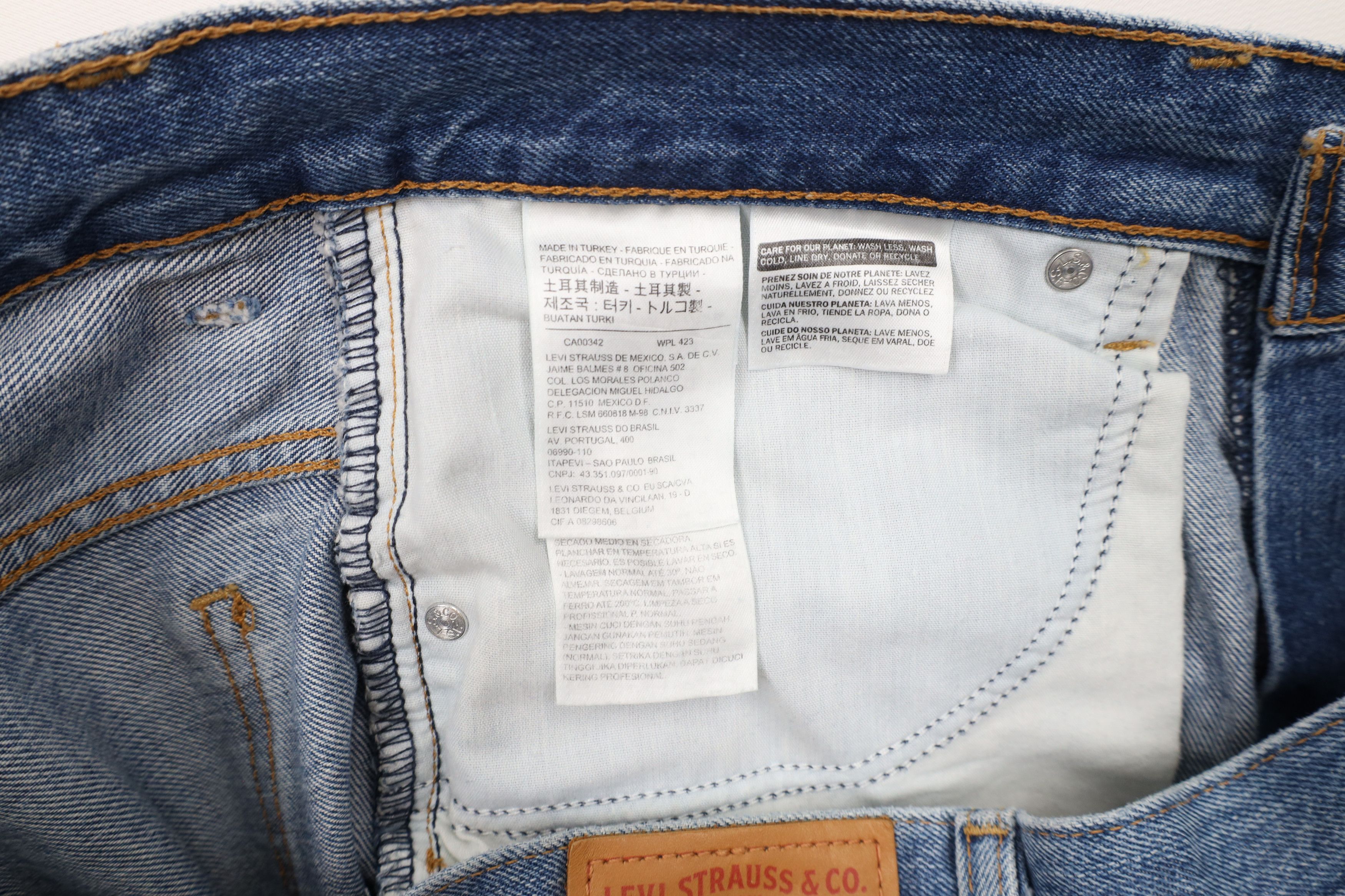 Levi's × Vintage Vintage Y2K Levis 517 Orange Tab Flared Bootcut Denim Jeans Size 31" - 8 Thumbnail