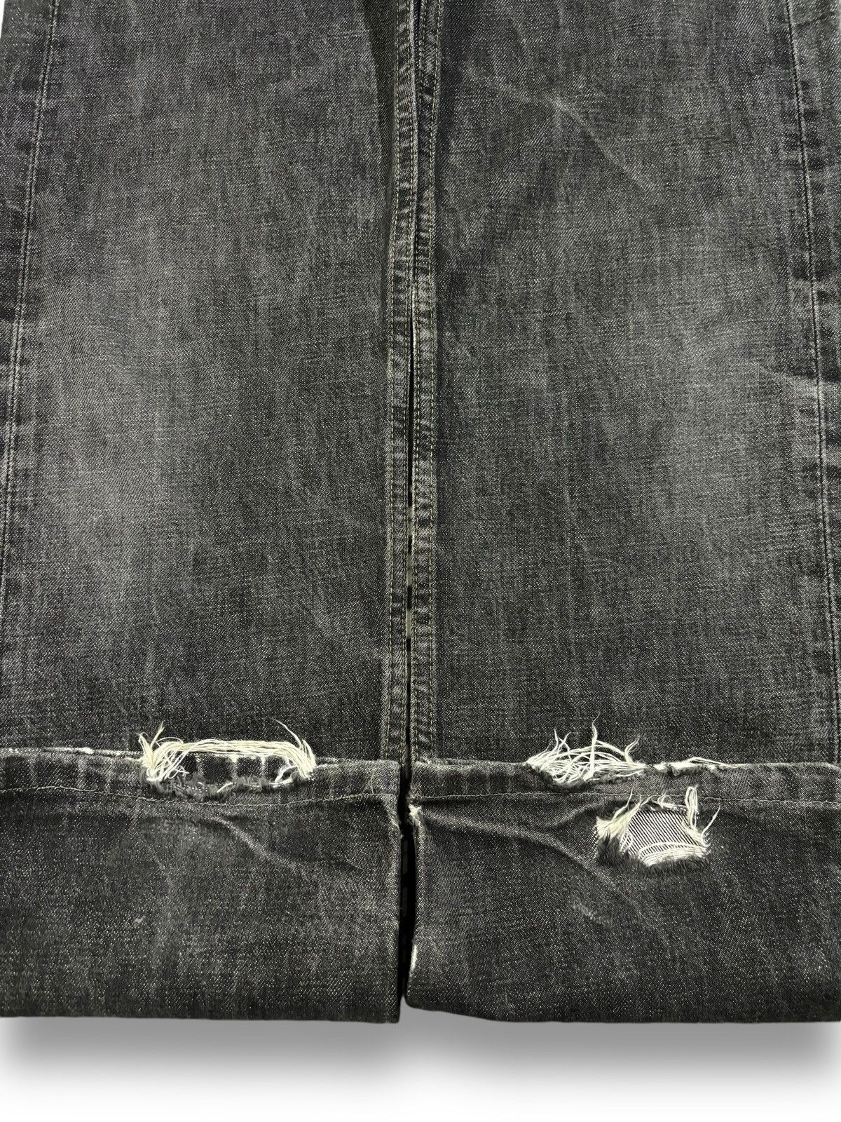 Levi's Vintage 90s Levis 501 Black Faded Loose Fit Distressed Jeans Size US 30 / EU 46 - 10 Thumbnail