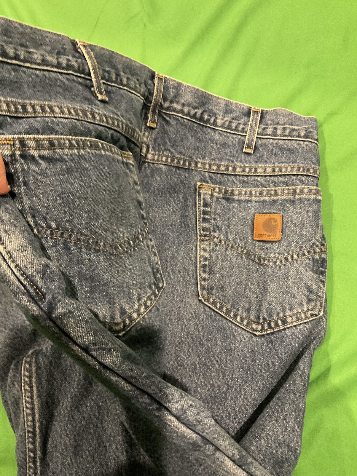 Carhartt × Vintage Vintage Carhartt black denim jeans #denim Size US 36 / EU 52 - 2 Thumbnail