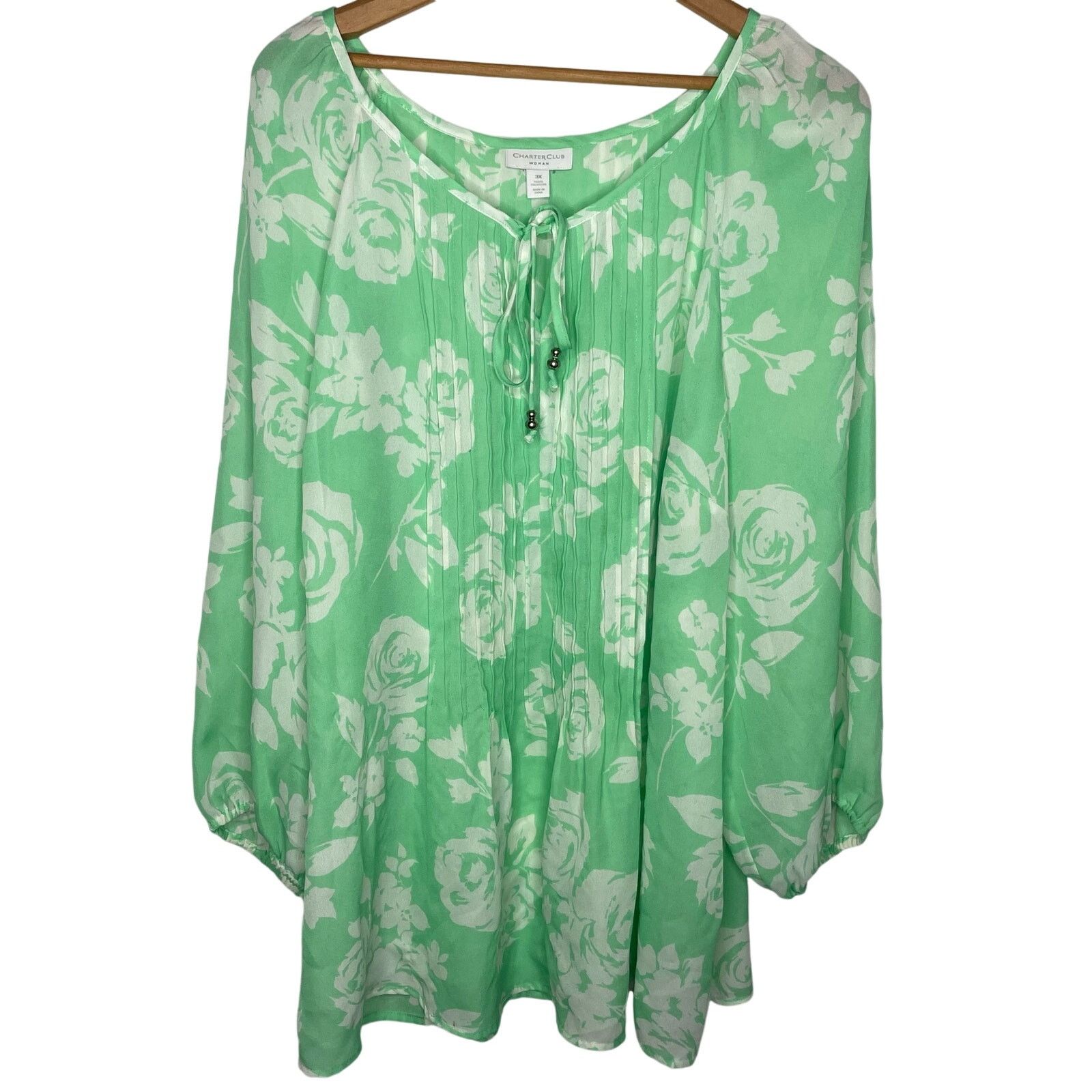 Other Charter Club Long Sleeve Blouse Size 3XL / US 20-22 - 1 Thumbnail
