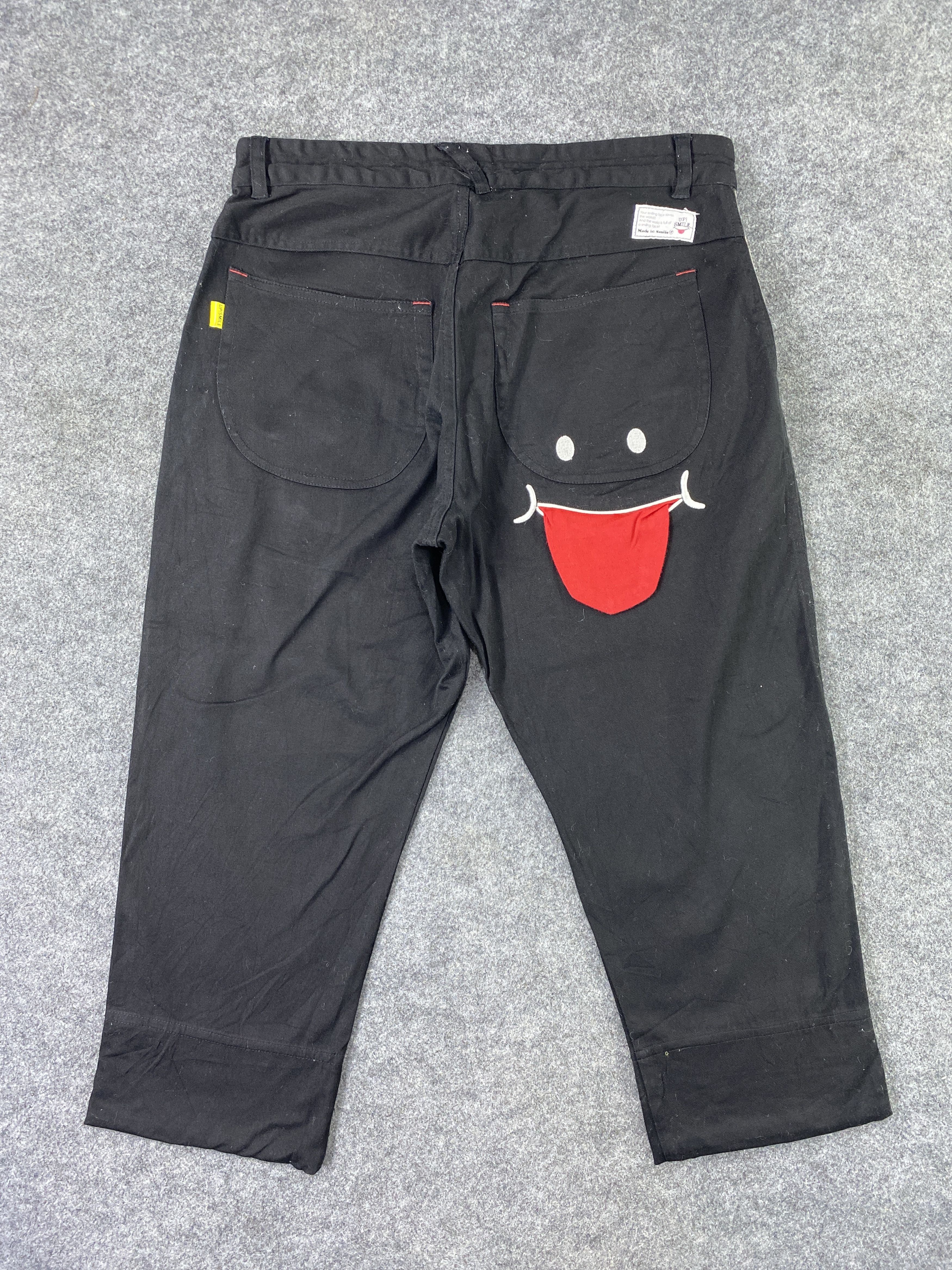 Japanese Brand UP! SMILE MADE IN SMILE 3D Tongue 3 Quarter Shorts -J1109 Size US 31 - 3 Thumbnail