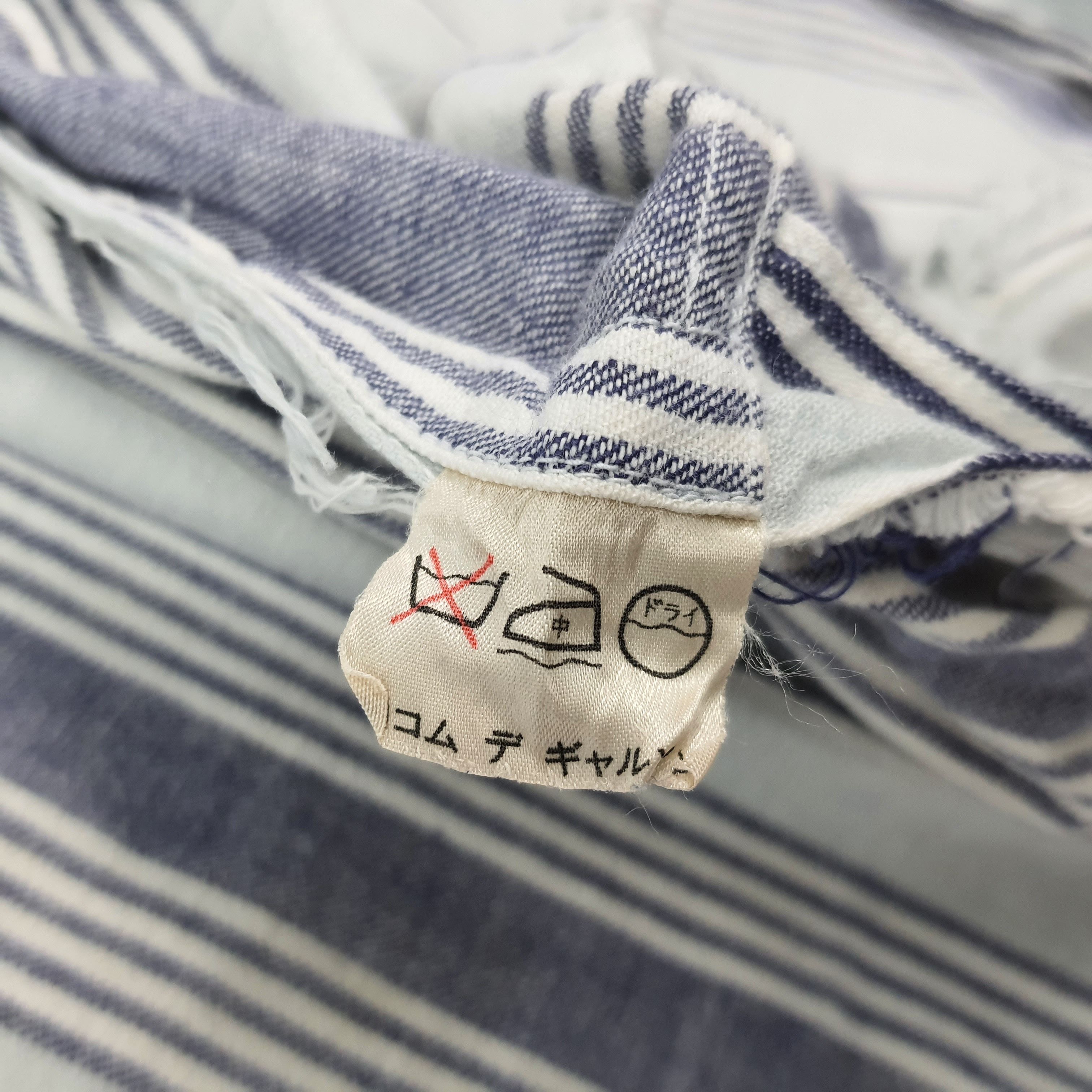 Comme des Garcons Vintage 90s Comme des Garçons Striped Shirt Dress C268N5 Size US M / EU 48-50 / 2 - 7 Thumbnail