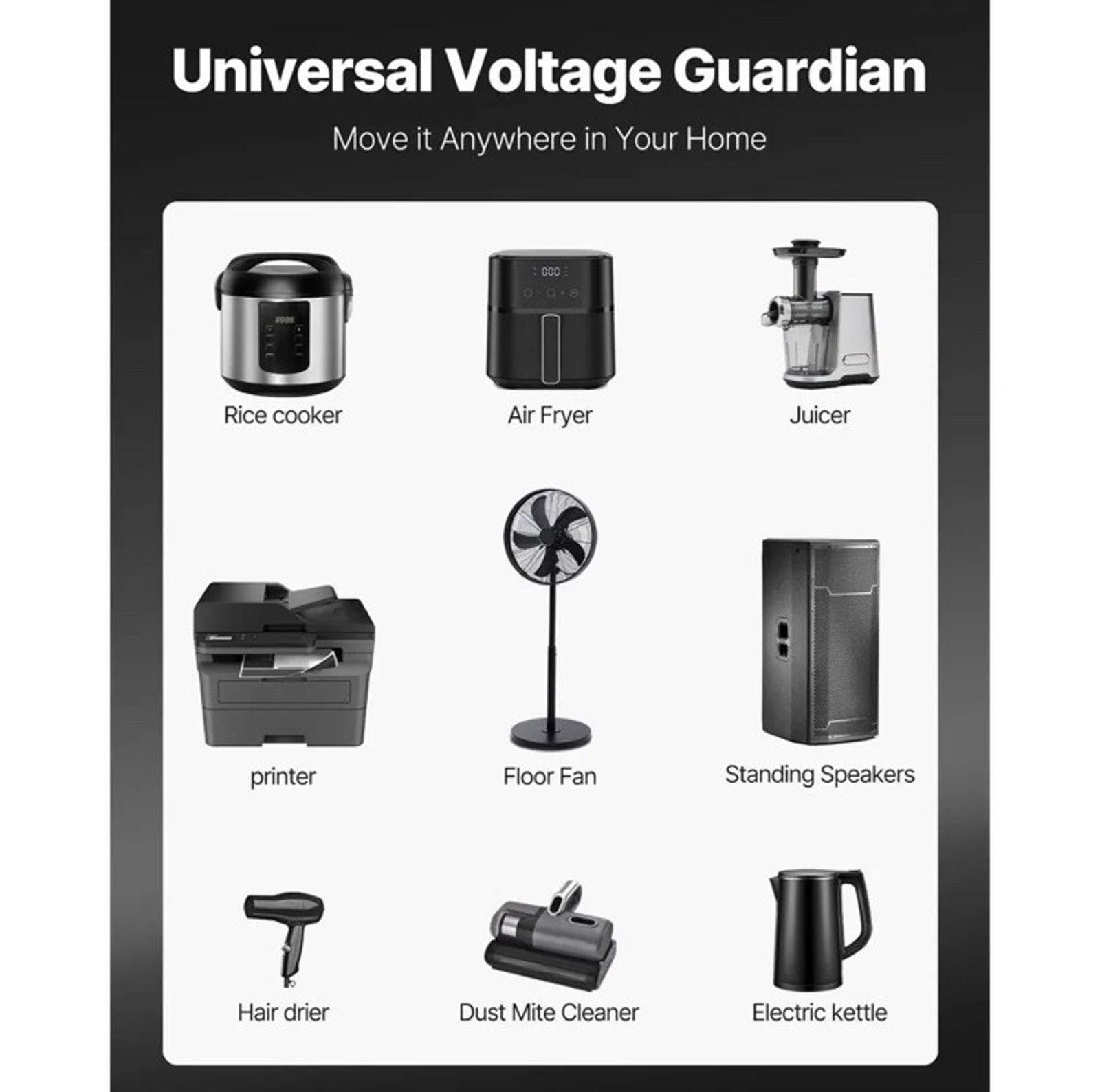 Other 5000W Voltage Converter Up/Down 220V 110V 110V 220V VEVOR Size ONE SIZE - 7 Thumbnail