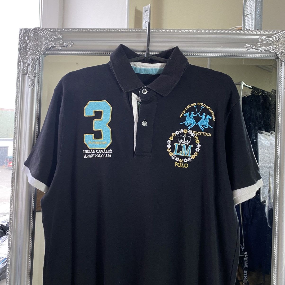La Martina Y2K Vintage La Martina Polo Shirt Size US XL / EU 56 / 4 - 2 Thumbnail