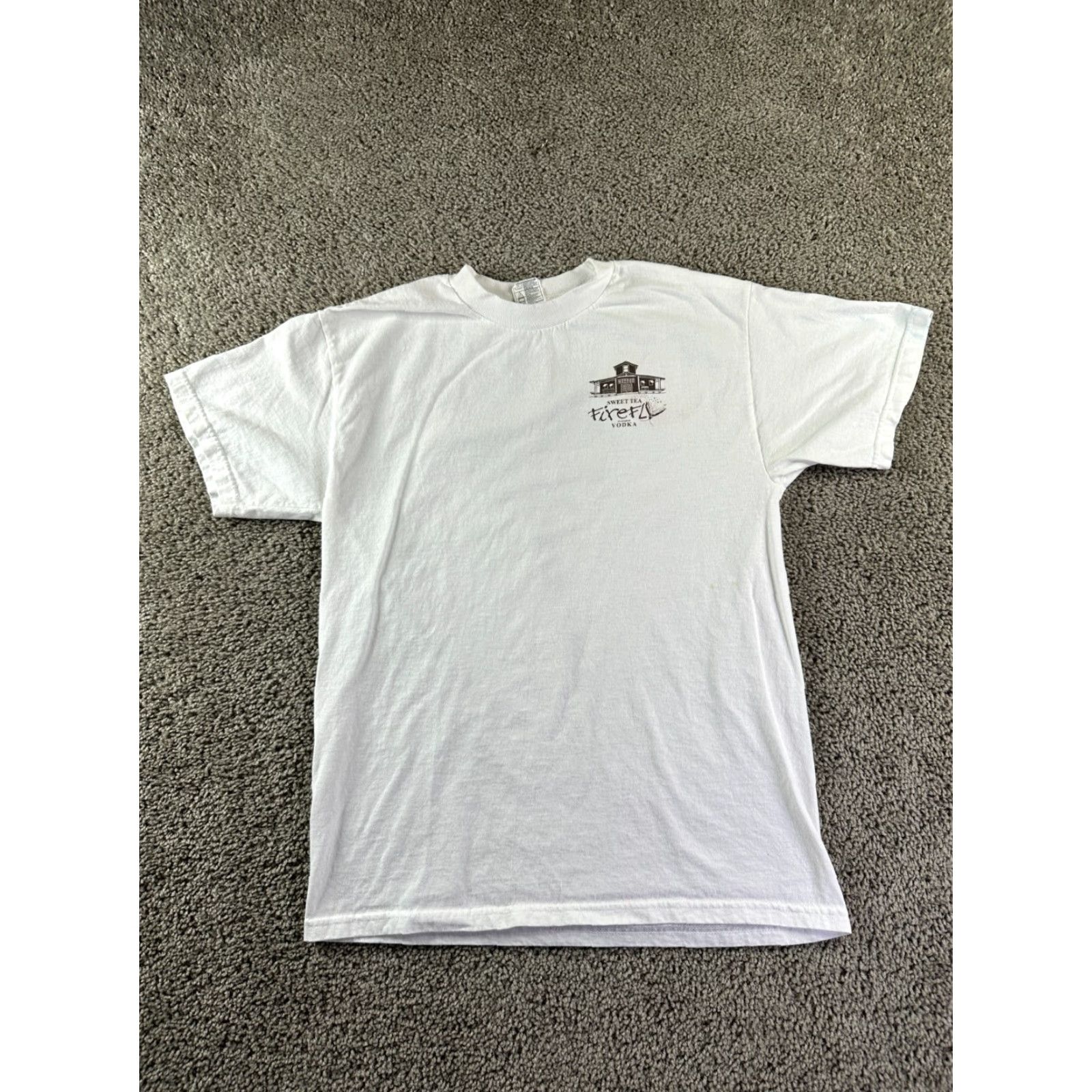Vintage Firefly Shirt Mens M White Red Solid Logo Cotton T-Shirt Adult M Size US M / EU 48-50 / 2 - 7 Thumbnail