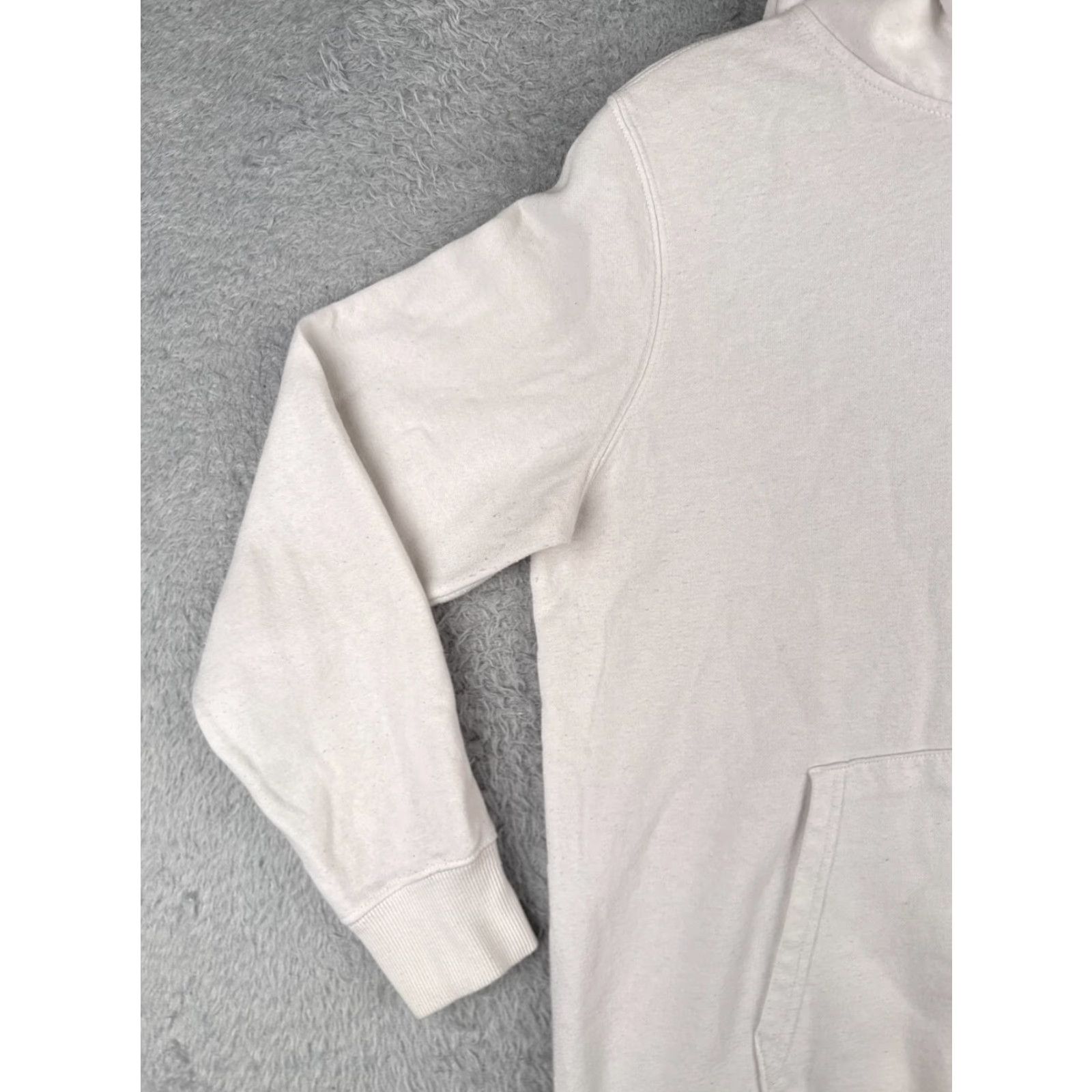 The North Face The North Face Hoodie Womens Large White Pullover Activewear Cotton Blend Size L / US 10 / IT 46 - 3 Thumbnail