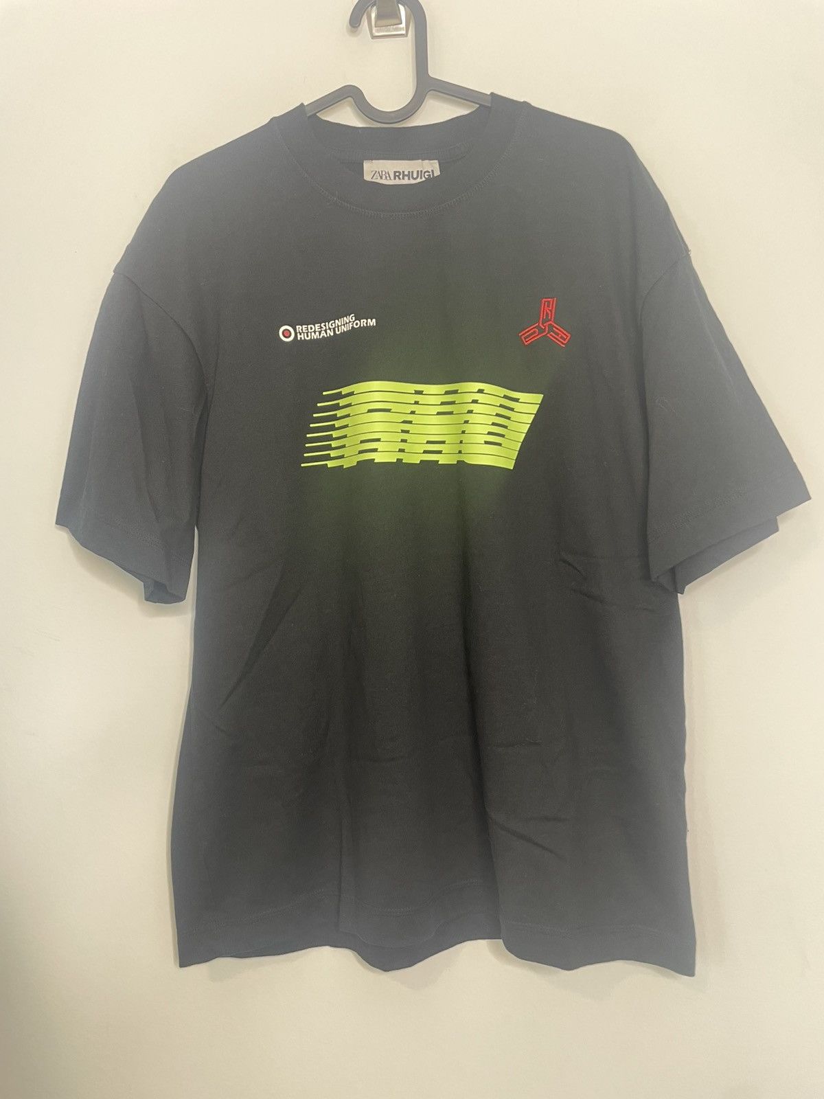 Rhude × Zara Zara x Rhuigi / Rhude T-Shirt Black Small Size US S / EU 44-46 / 1 - 1 Thumbnail