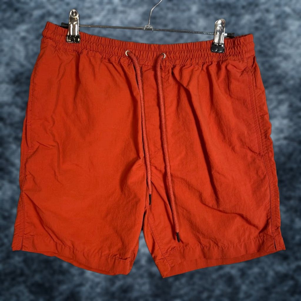 Madewell Madewell Mens Size Small Red Drawstring Elastic Waist Shorts Size US 29 - 1 Thumbnail