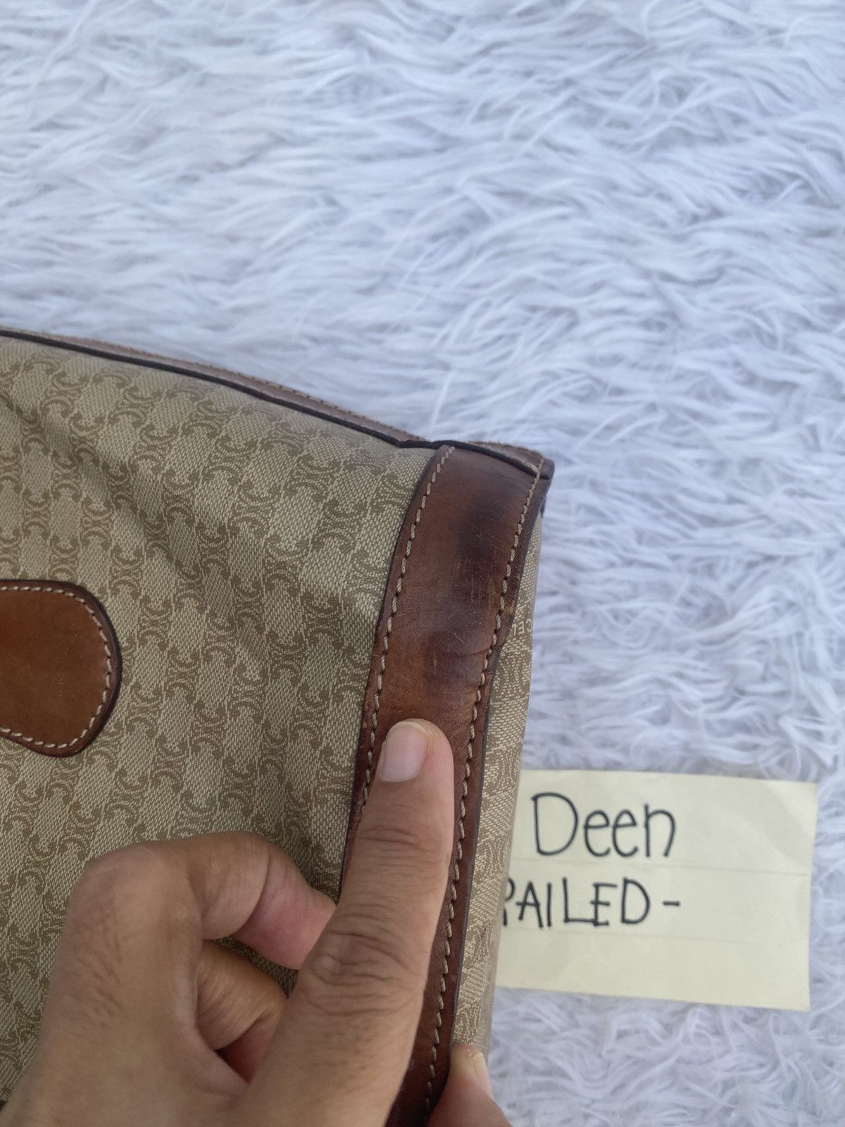 Celine Rare CELINE Monogram Handle Bag Size ONE SIZE - 20 Thumbnail