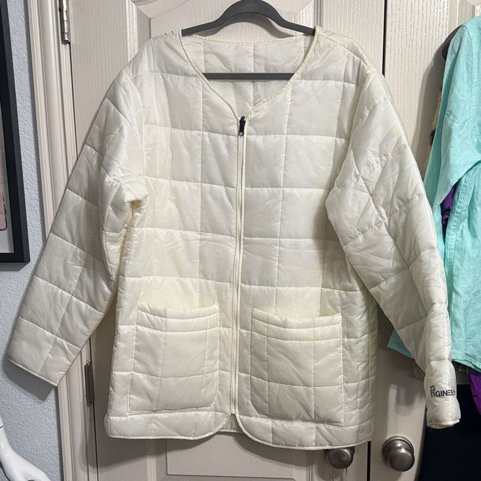 Jordan Brand Nike Jordan 23 Engineered White Puffer Jacket Parka Liner Size US XL / EU 56 / 4 - 2 Thumbnail