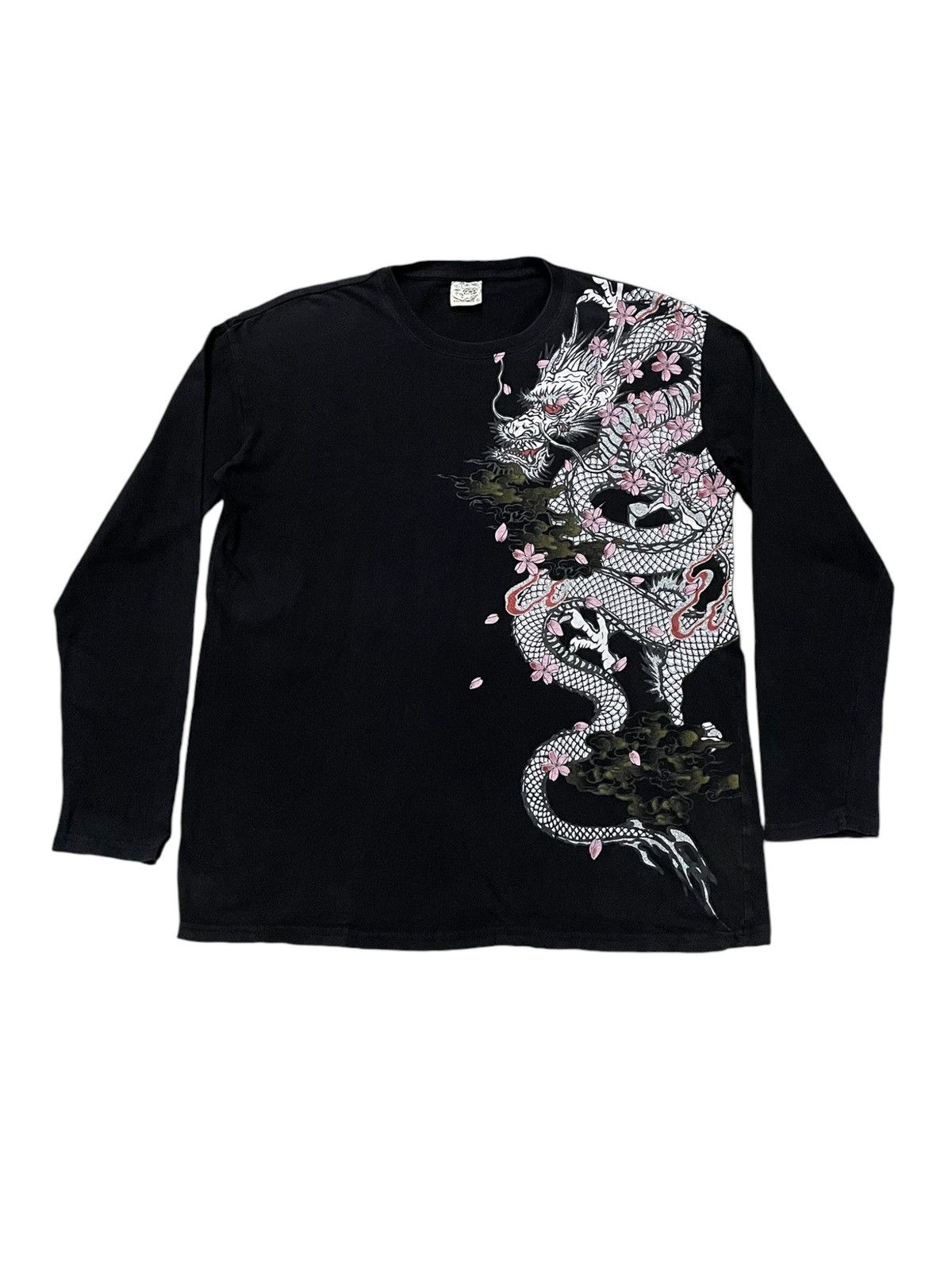 Hysteric Glamour × KMRii × Le Grande Bleu (L.G.B.) Cure All Japan Sukajan Dragon Spread Large Tattoo Yakuza Tee Size US XL / EU 56 / 4 - 2 Thumbnail