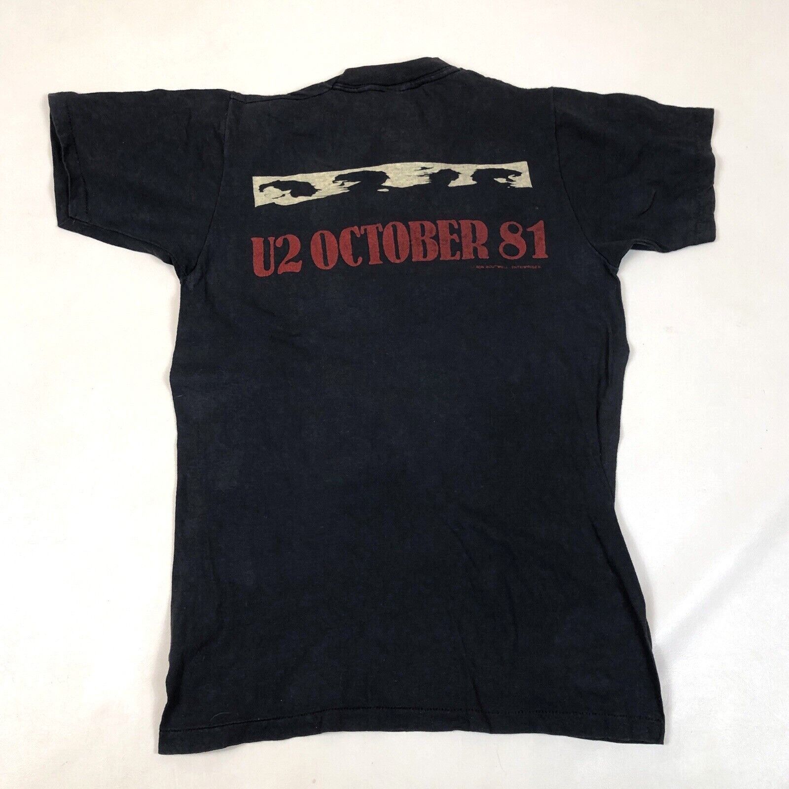 Band Tees Vintage 80s U2 October 81 Double Sided Band T Shirt Small Size US S / EU 44-46 / 1 - 6 Thumbnail