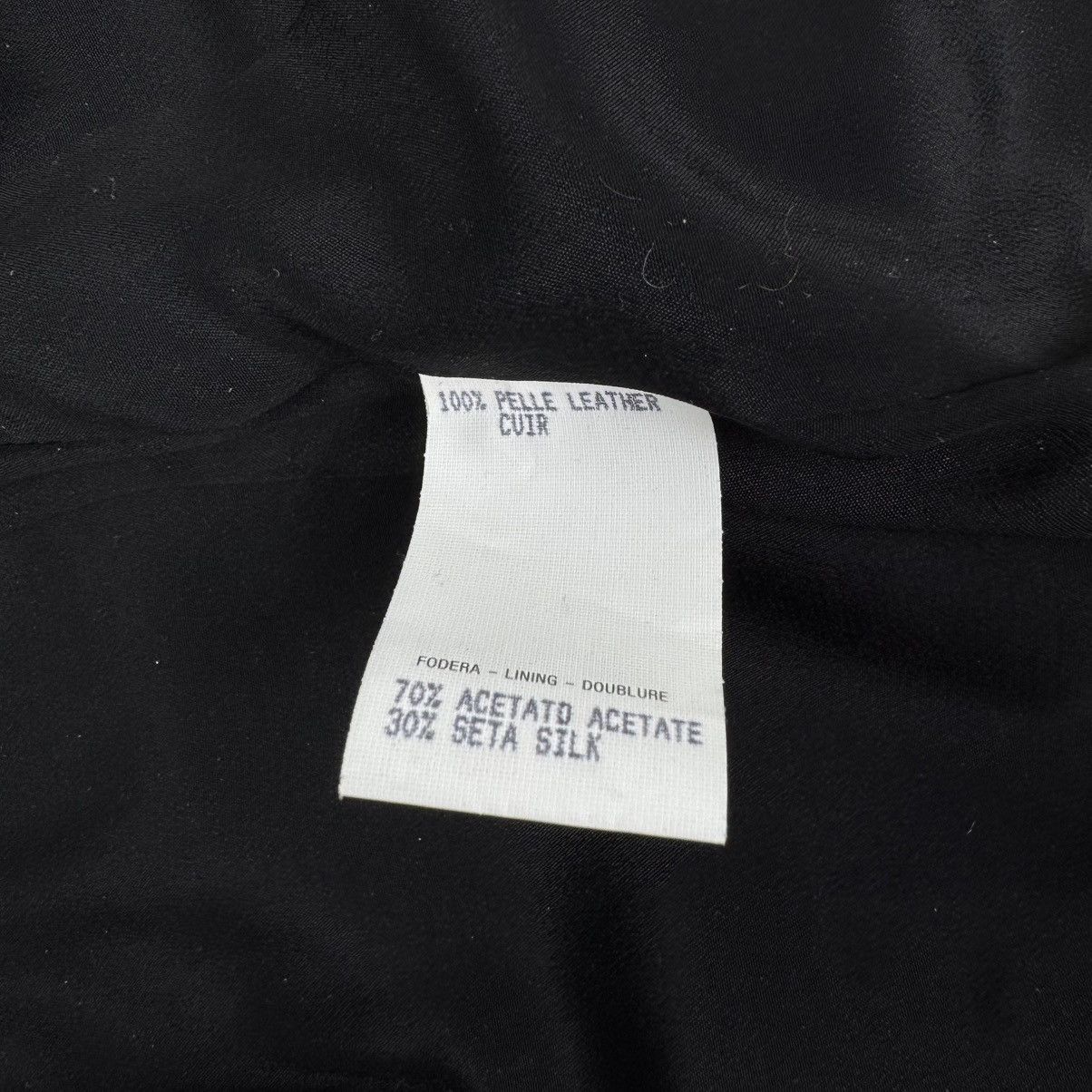 Gucci Gucci By Tom Ford FW1997 Black Leather Short Skirt Size 30" / US 8 / IT 44 - 6 Thumbnail