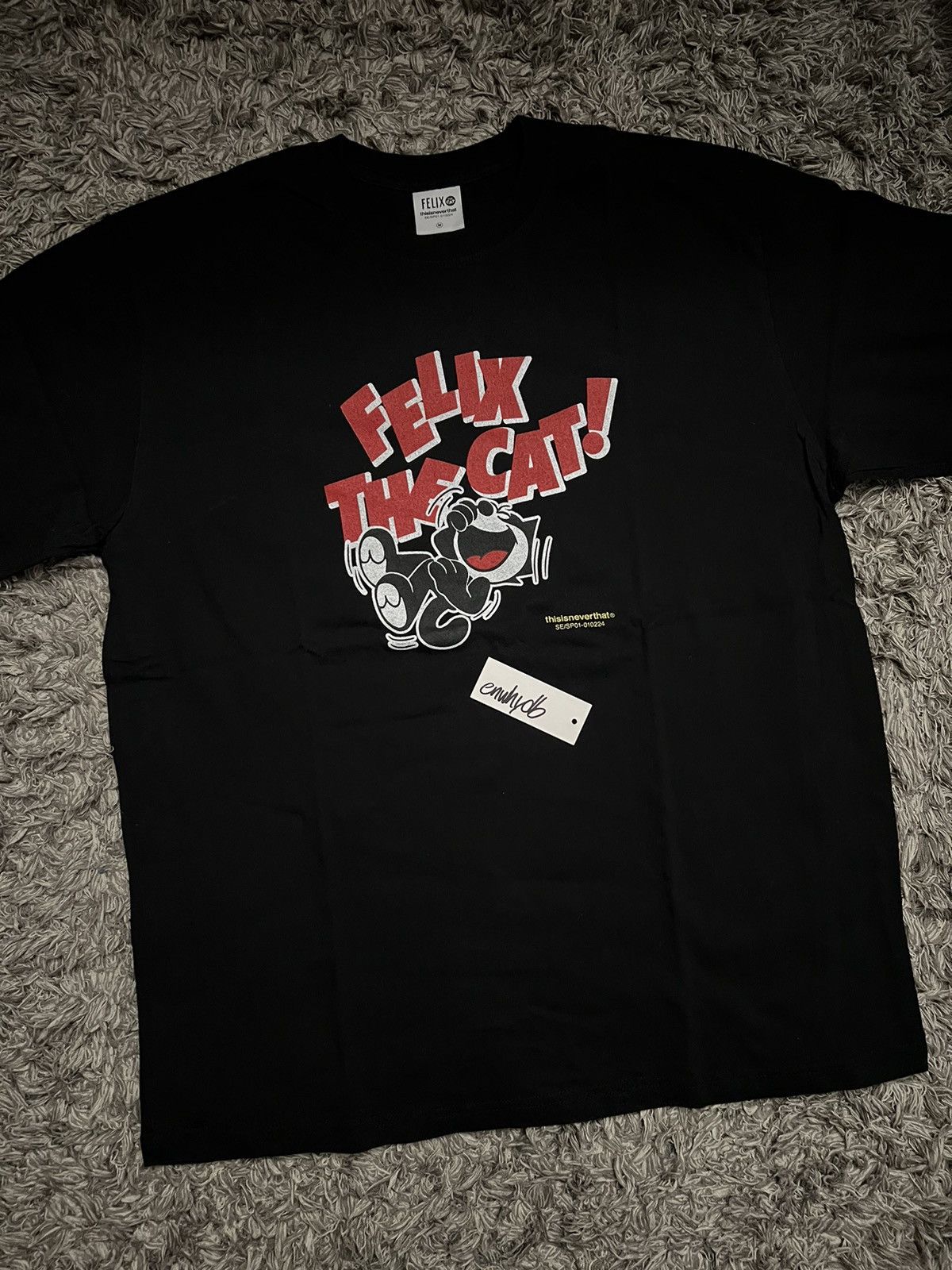 thisisneverthat Thisisneverthat/Felix the Cat tee - black | Grailed