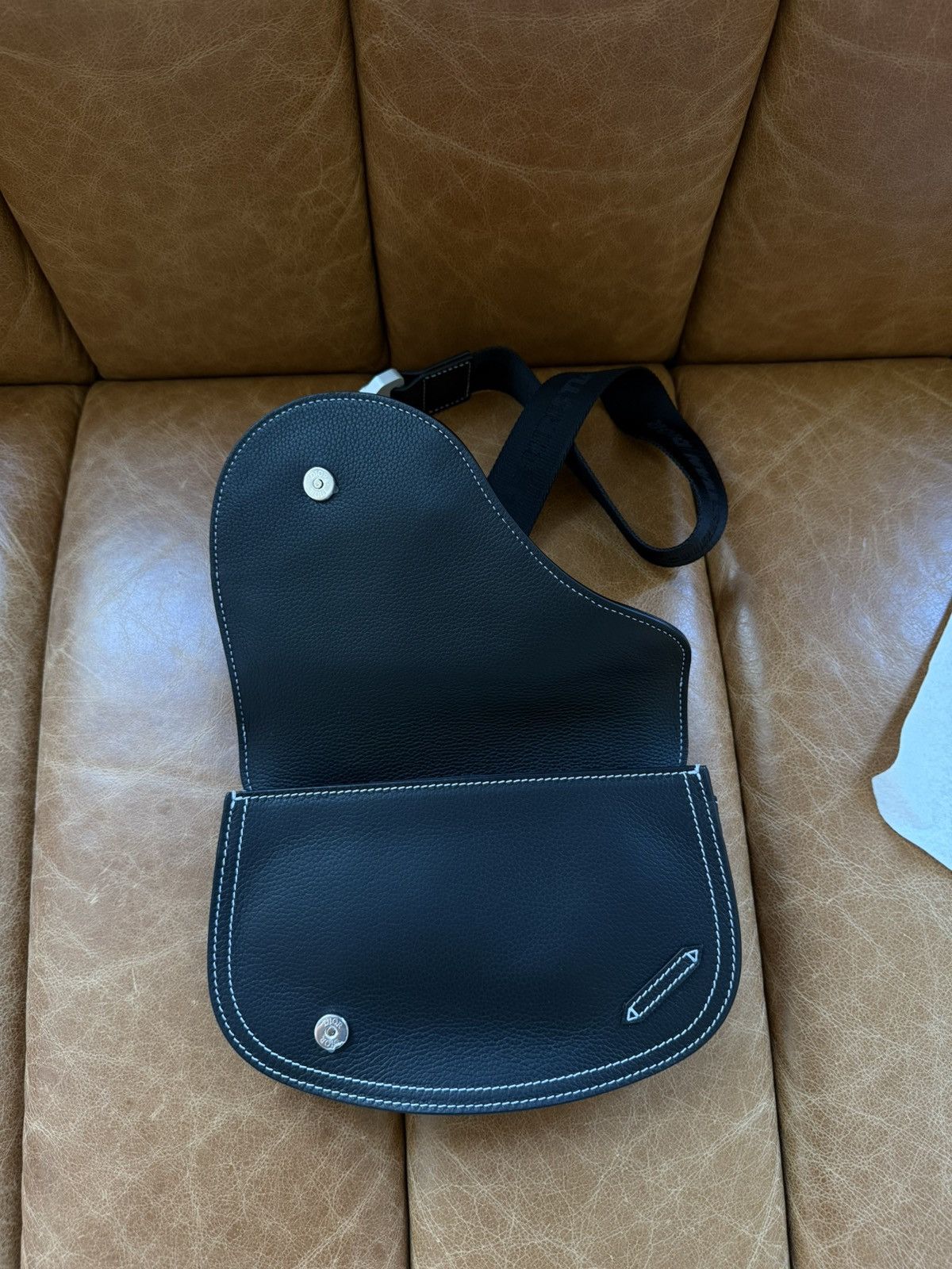 Dior Black Saddle Crossbody Bag Size ONE SIZE - 9 Thumbnail