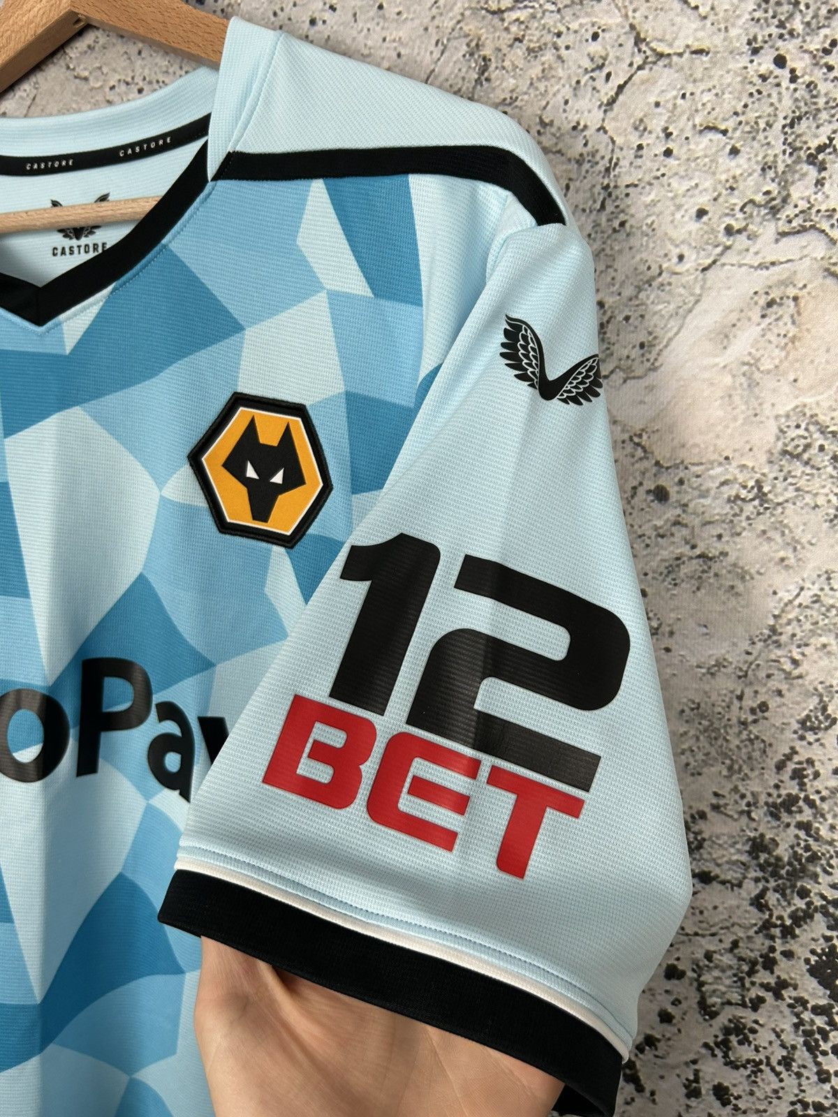 Castore Wolves Premier League Castore Soccer Jersey Football Size US XL / EU 56 / 4 - 4 Thumbnail