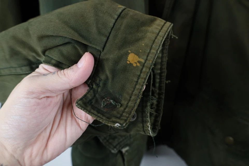 Vintage Vintage 90s Streetwear Flannel Lined Chore Jacket Green Size US XXL / EU 58 / 5 - 9 Thumbnail