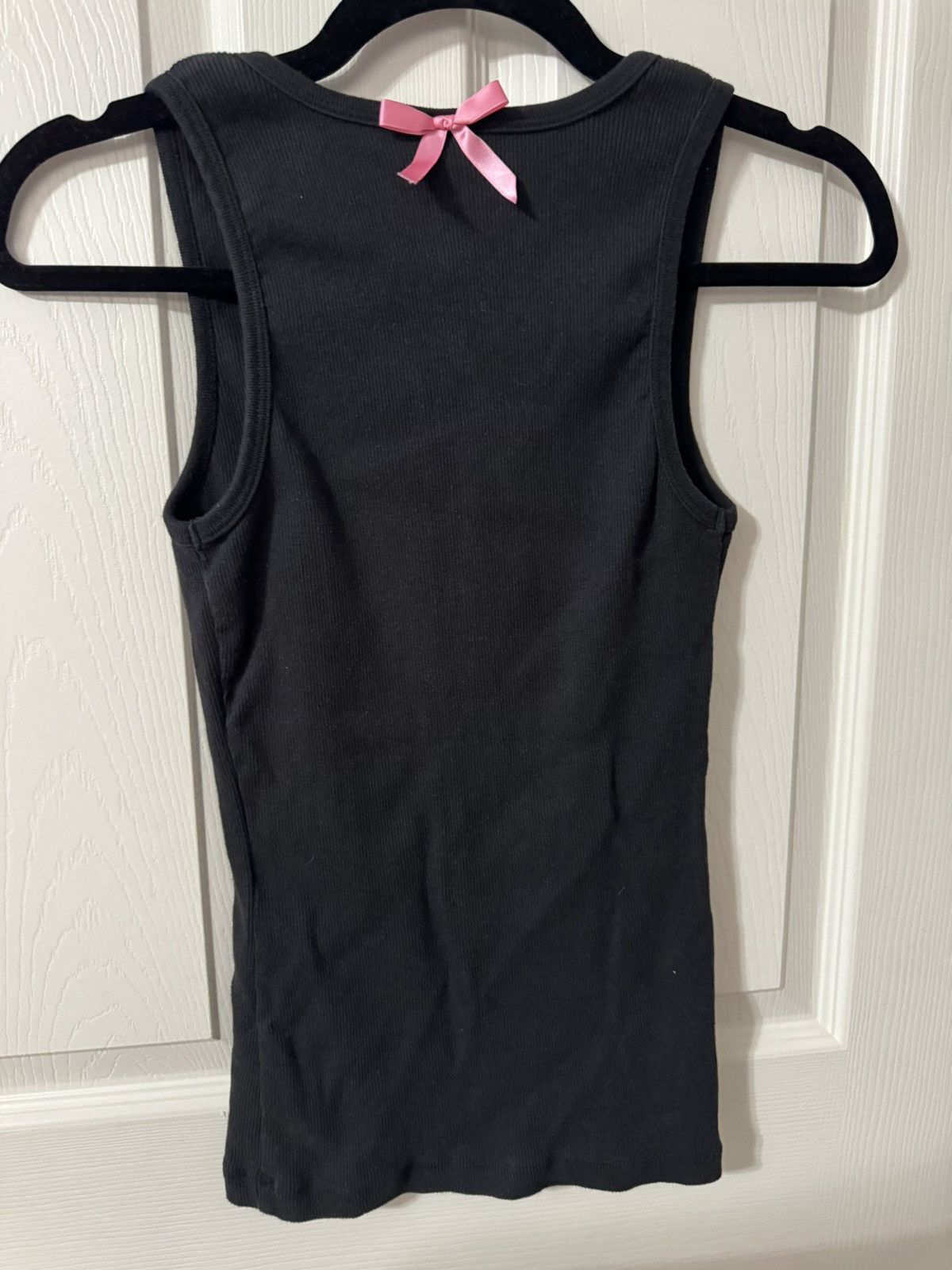 Victoria's Secret Victoria’s Secret Bachelorette Black Bedazzled Tank Top S Size S / US 4 / IT 40 - 3 Thumbnail