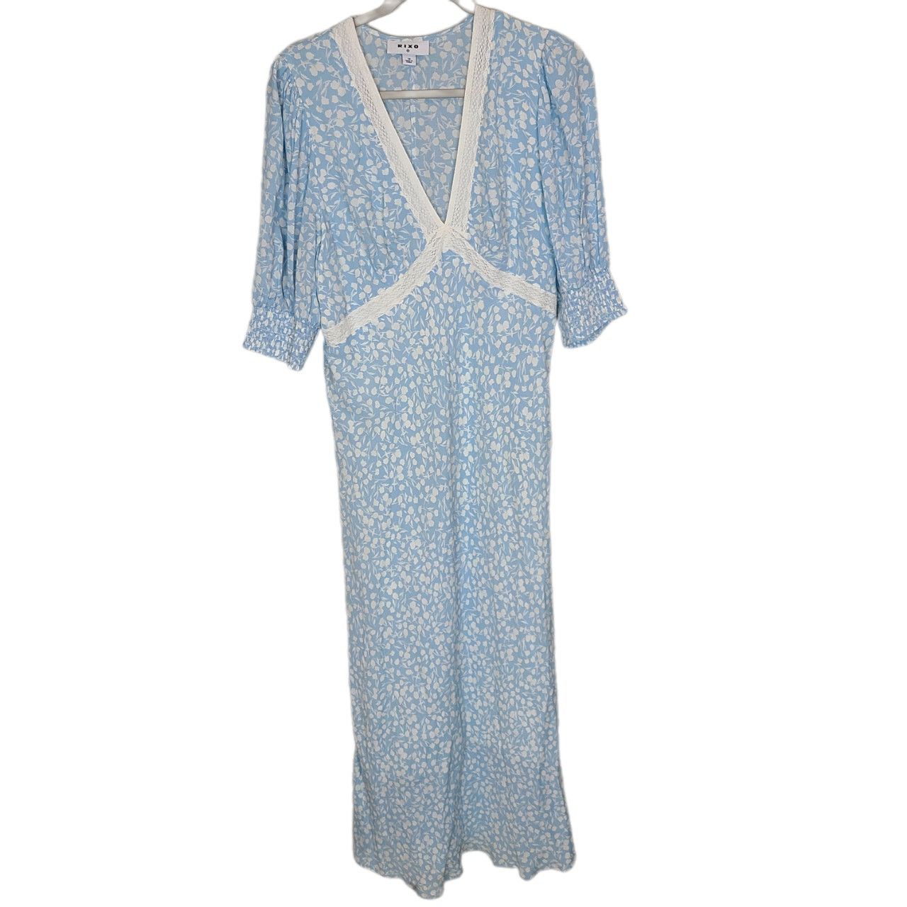 RIXO Rixo Target Floral Swing Maxi Dress Romantic Cottagecore Size XL / US 12-14 / IT 48-50 - 1 Thumbnail