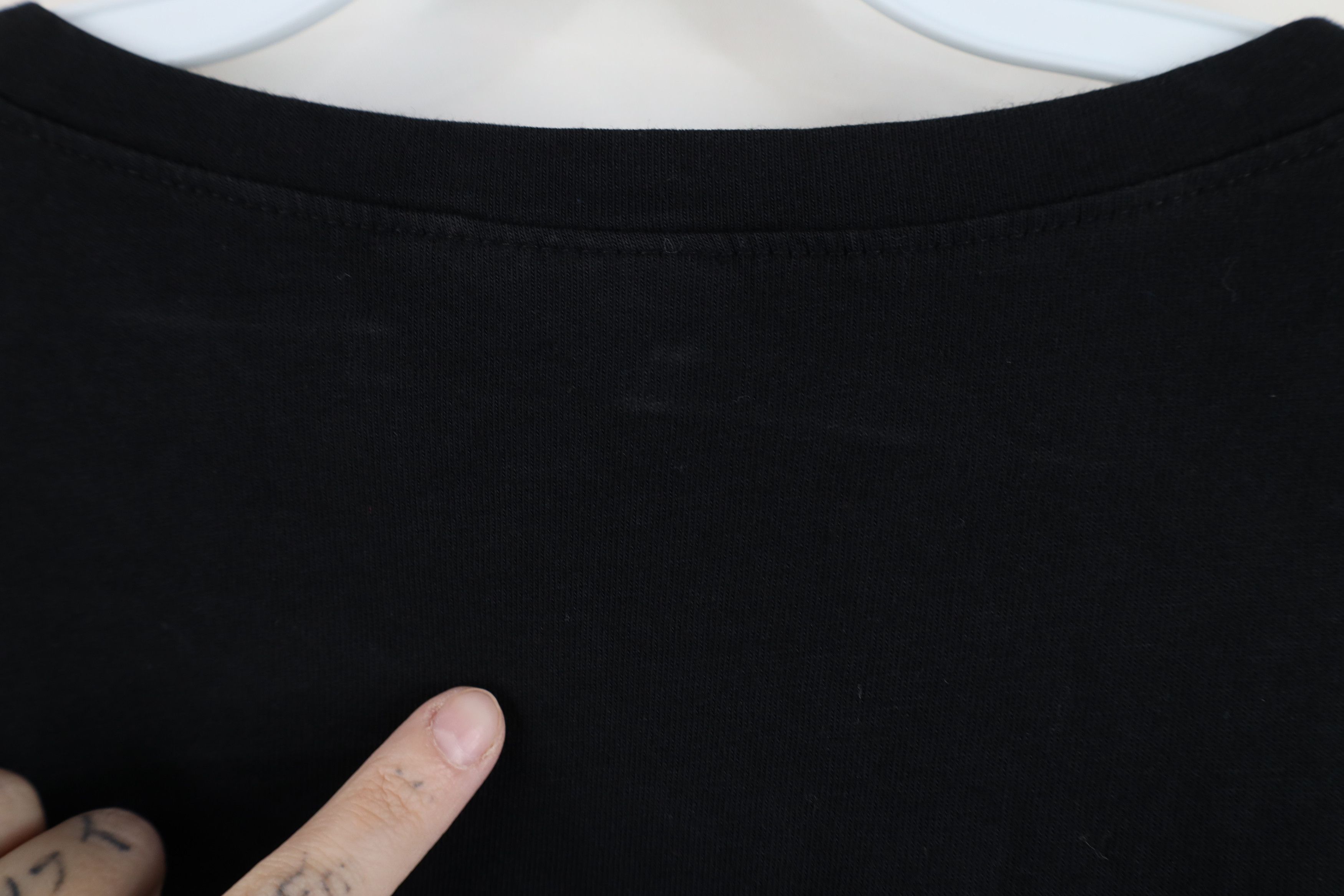 Vintage Vintage 90s Prairie Cotton Short Sleeve T-Shirt Black USA Size XL / US 12-14 / IT 48-50 - 11 Thumbnail
