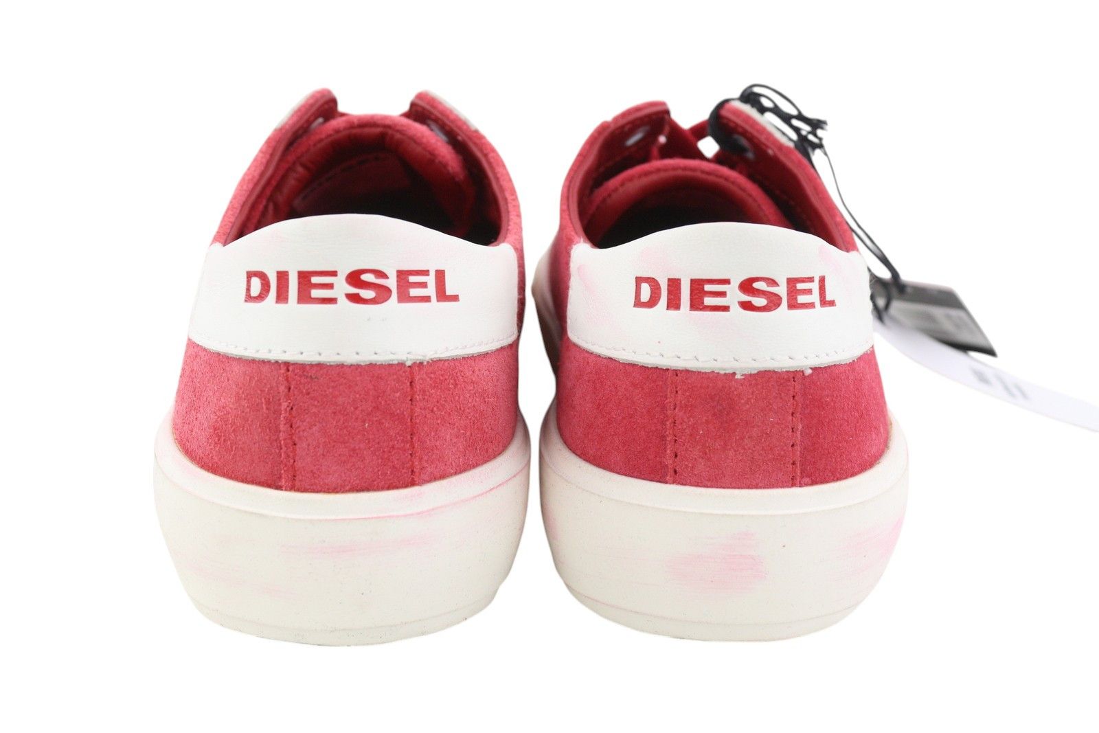 Diesel S-MYDORI LC EU41 Red Suede Leather 41523 Size US 8 / EU 41 - 6 Thumbnail