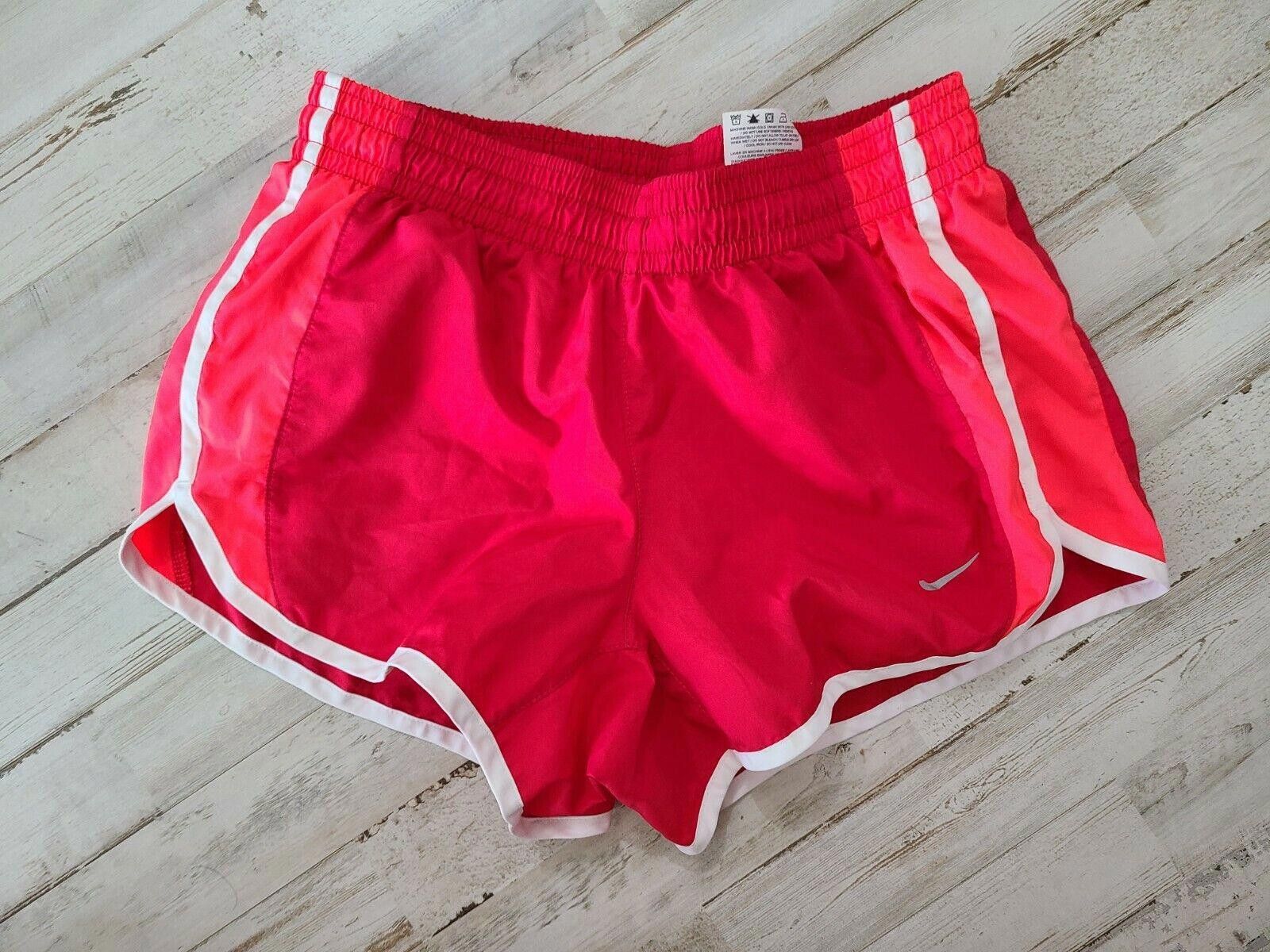 Nike Nike Dri Fit Shorts Extra Small Red Pink Loose Fit Running Size 26" / US 2 / IT 38 - 1 Thumbnail