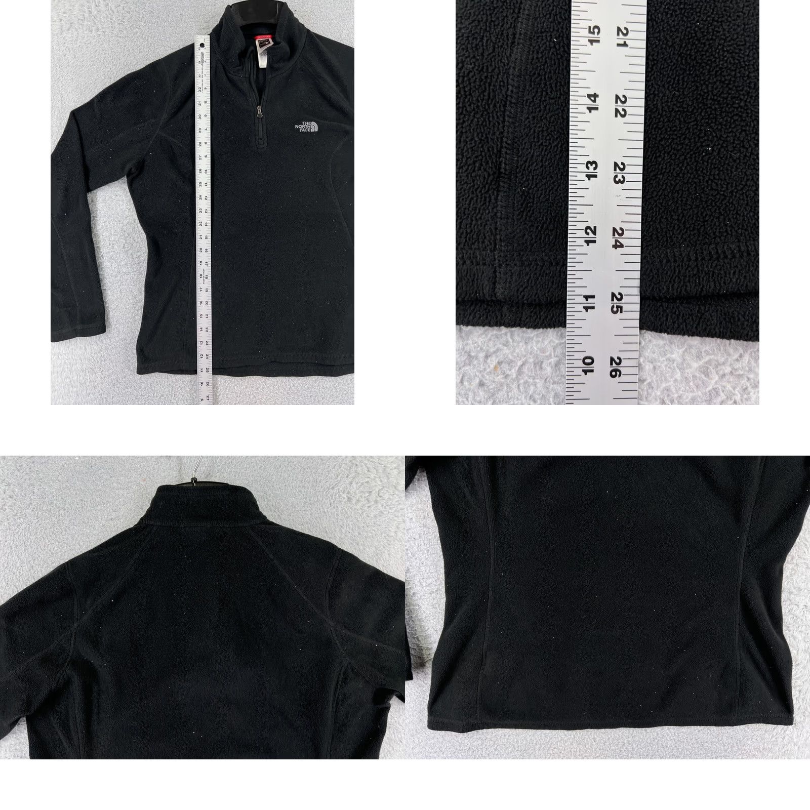 The North Face The North Face Sweater Womens XL Black 100% Polyester Fleece 1/4 Zip Pullover Sweatshirt Size XL / US 12-14 / IT 48-50 - 9 Thumbnail