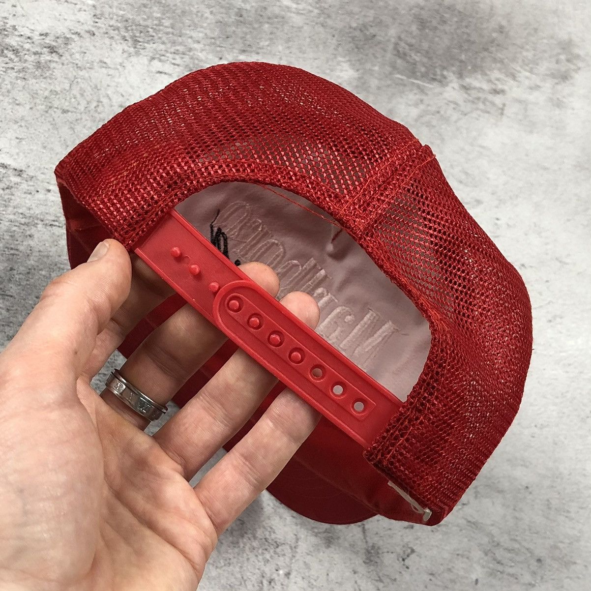 Marlboro 90s Rare Marlboro Racing Vintage Taiwan Trucker Cap Size ONE SIZE - 7 Thumbnail