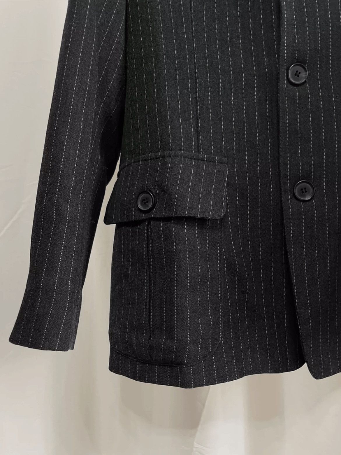 Comme des Garcons Comme Des Garcons Stripe Leather Patches Jacket Size US M / EU 48-50 / 2 - 6 Thumbnail