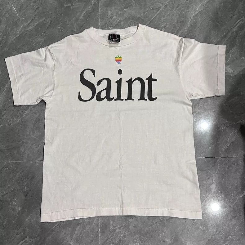 Saint Michael Saint Michael Rice white washed short sleeved shirt Size US M / EU 48-50 / 2 - 1 Thumbnail