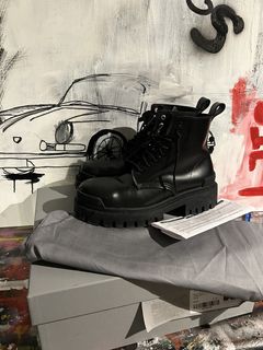 Balenciaga Strike Boots | Grailed