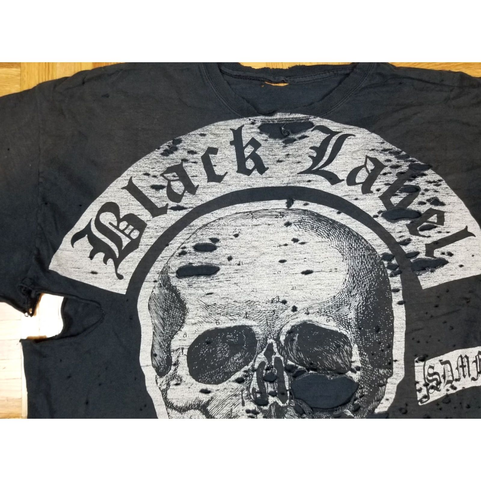 Vintage VINTAGE BLACK LABEL SOCIETY T-SHIRT XL BLACK DISTRESSED GRUNGE 2007 Men Size US XL / EU 56 / 4 - 2 Thumbnail