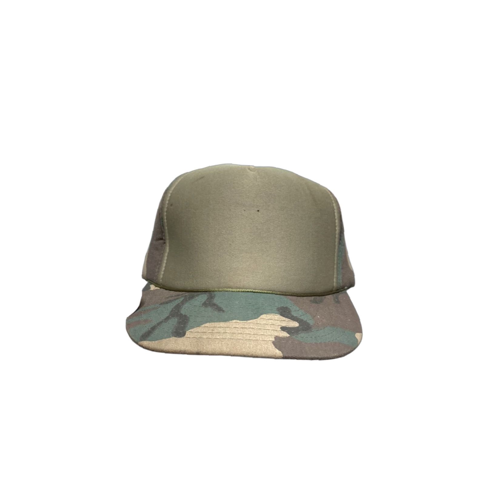Vintage VINTAGE SnapBack Hat Camouflage Woodland Blank Camo Hunting 80s 90s Foam Adjustable Men Mens Camouflage 90s Snap-Back Budget Size ONE SIZE - 1 Thumbnail