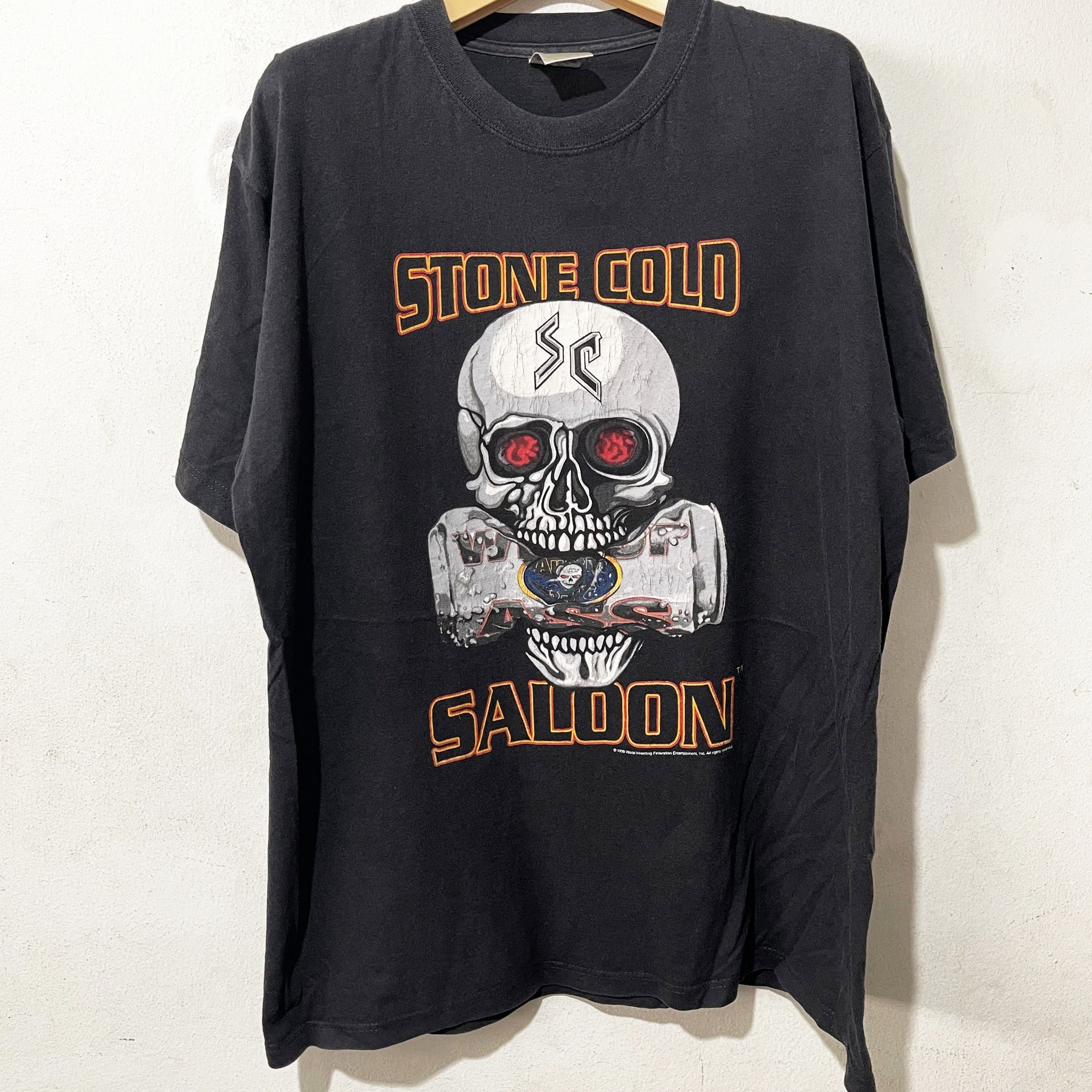 Vintage × WWE × WWF Vintage 90s Stone Cold Shirt Size US L / EU 52-54 / 3 - 1 Thumbnail