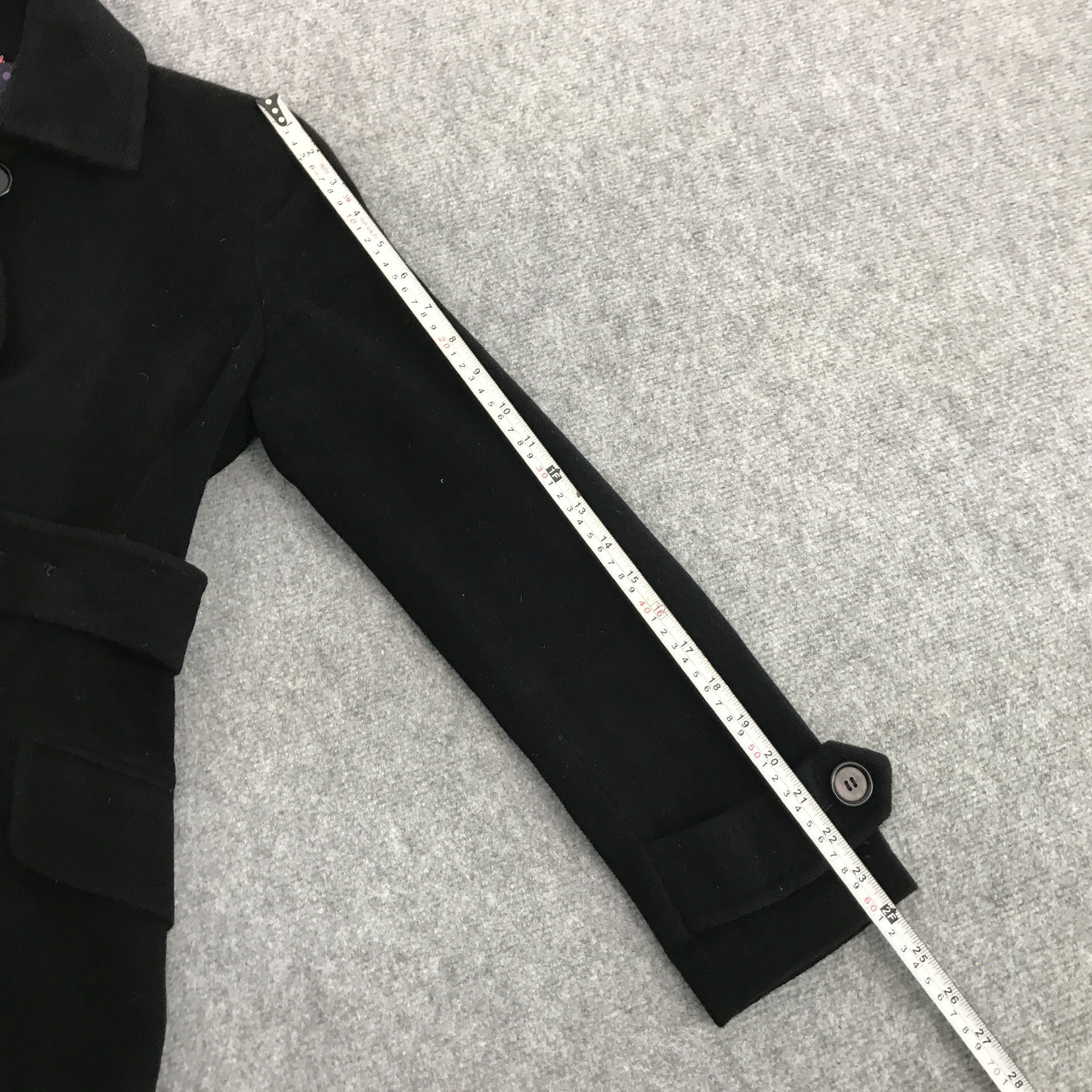 Japanese Brand × Paul Smith Paul smith women button up black coat jacket Size S / US 4 / IT 40 - 7 Thumbnail
