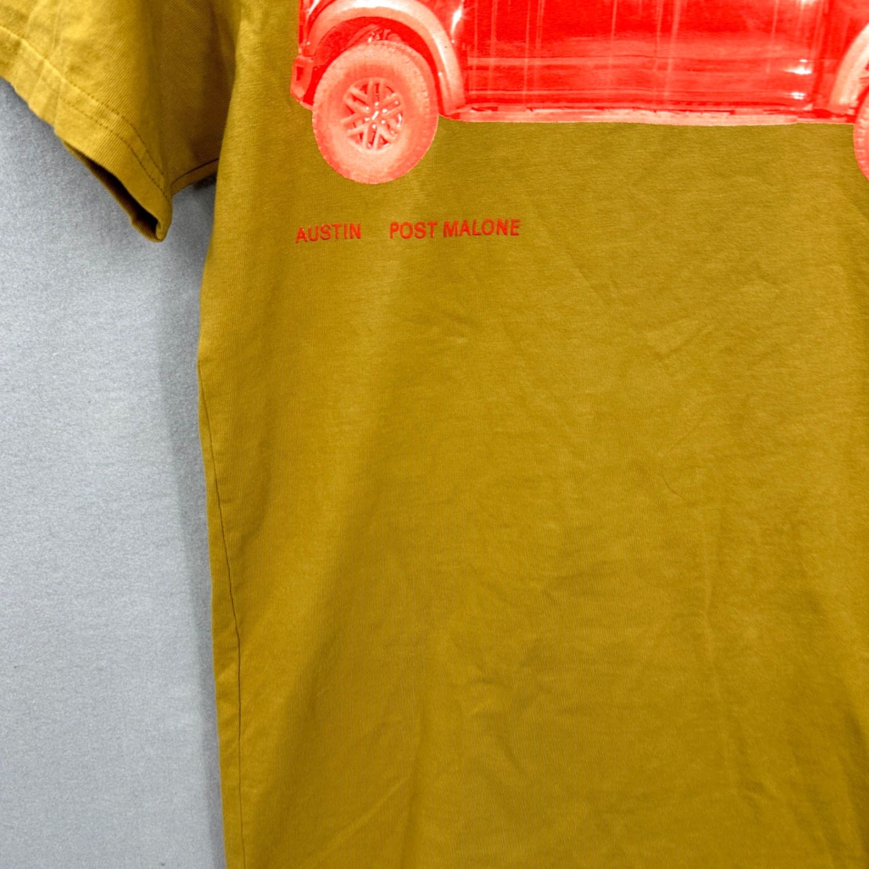 Vintage Post Malone T-Shirt Mens S Yellow 2023 Concert Truck Crew Neck Cotton Jersey Short Sleeve Shirt Mens Yellow 2023 Concert Size US S / EU 44-46 / 1 - 3 Thumbnail