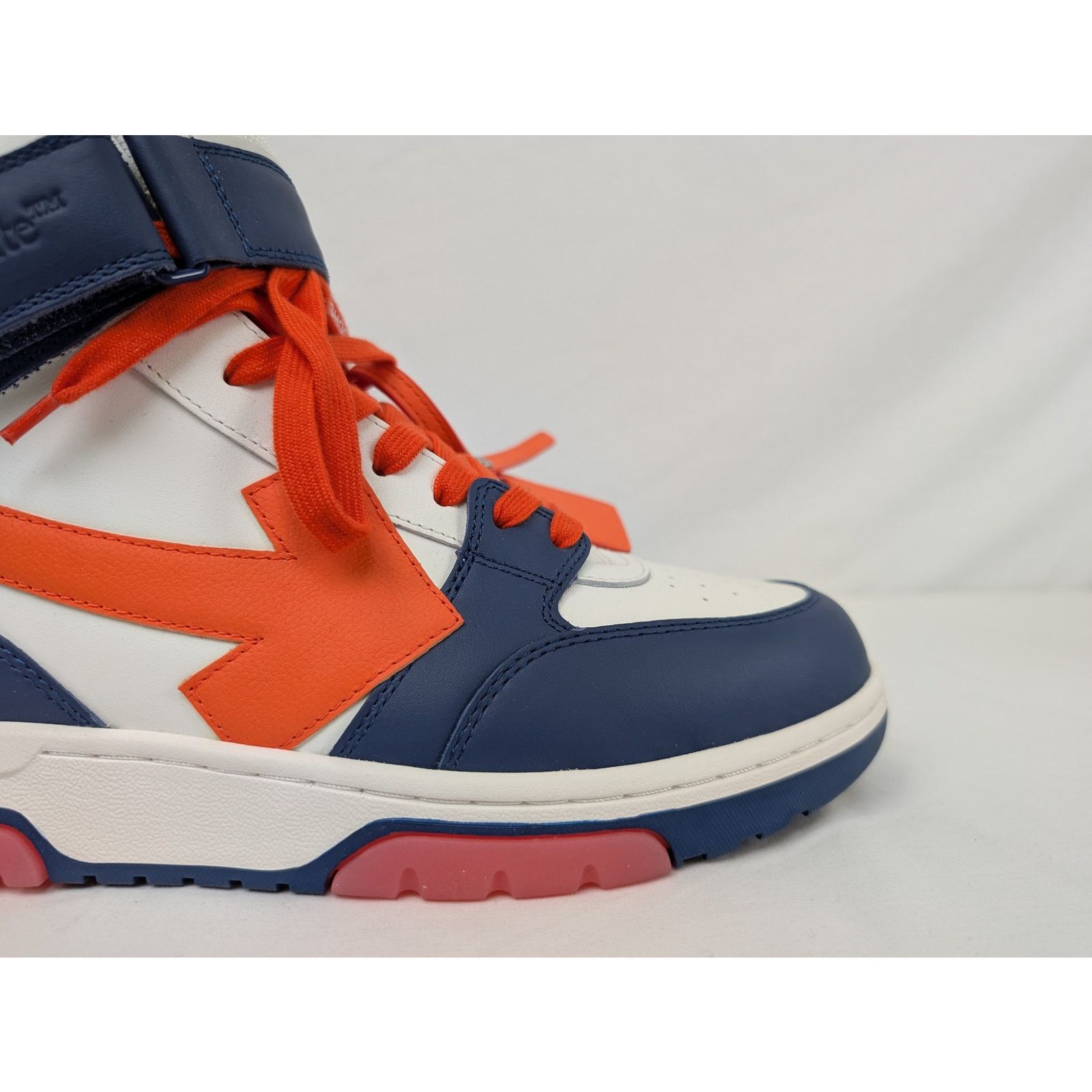 Off-White o1rshd1 Out of office Mid Top Lea Sneakers in Blue Size US 10 / EU 43 - 2 Thumbnail