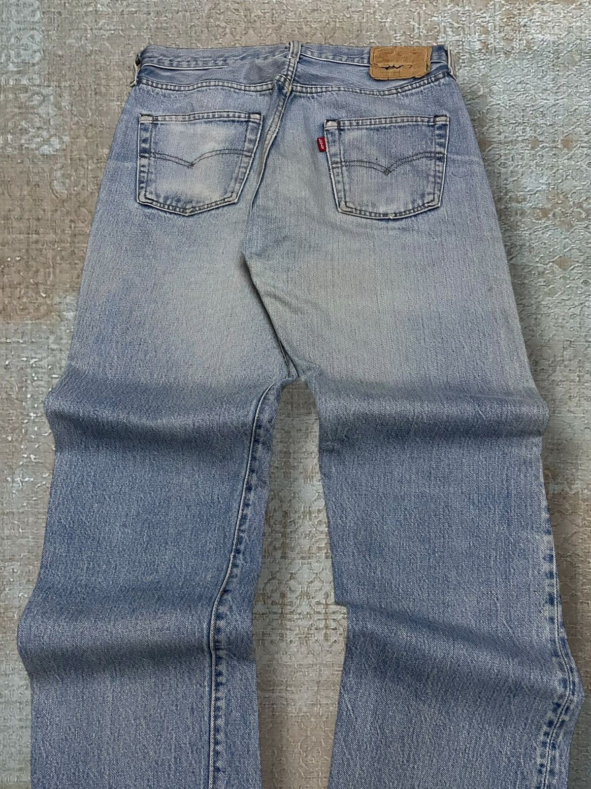 Levi's Vintage Clothing Vintage 1990s Designer Levis 501 Distressed Selvedge Denim Size US 32 / EU 48 - 15 Thumbnail