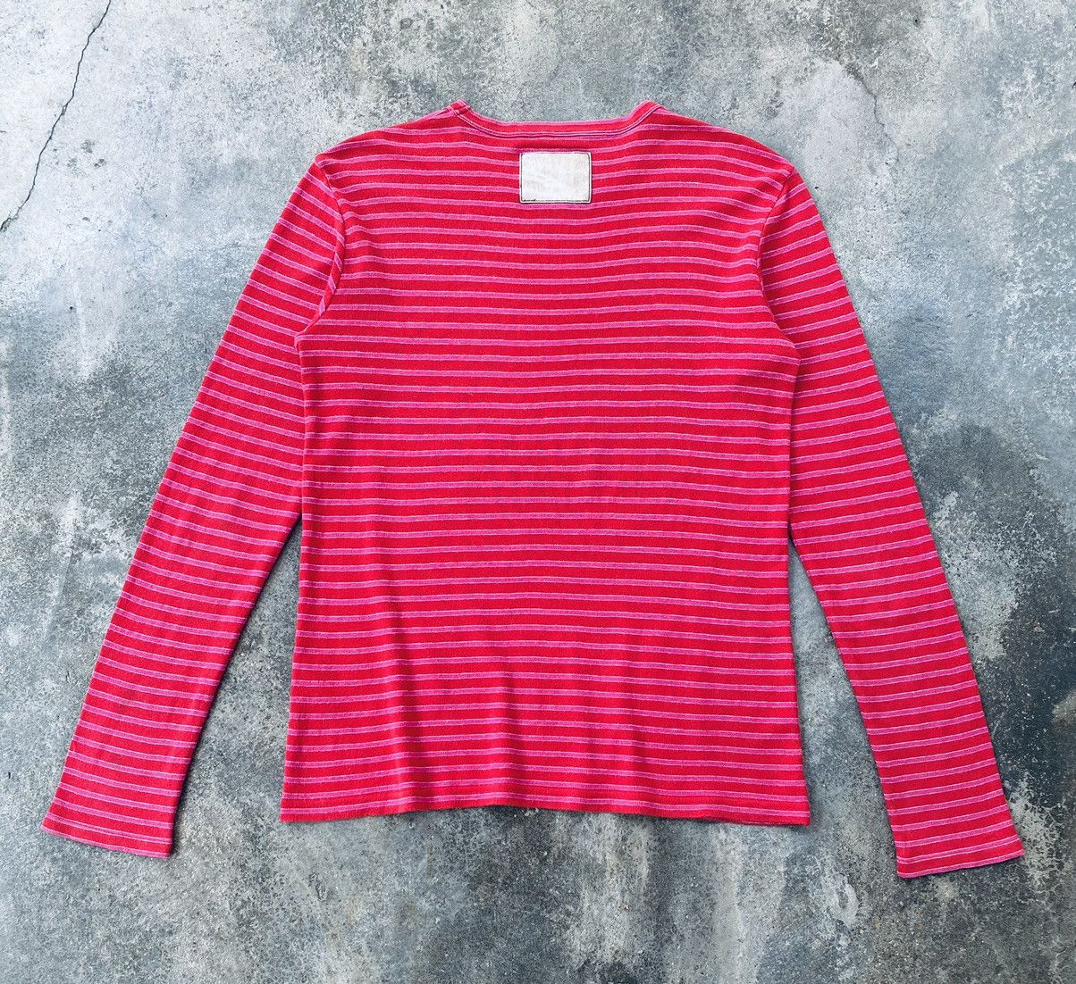 Beauty Beast Vintage 90s Beauty:Beast Japan Striped Long Sleeve Size US M / EU 48-50 / 2 - 2 Thumbnail