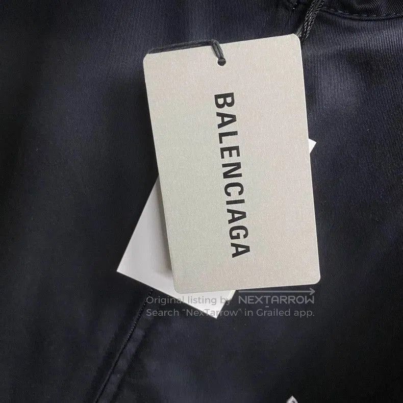 Balenciaga Balenciaga Black White Logo Windbreaker Jacket. Size US S / EU 44-46 / 1 - 3 Thumbnail
