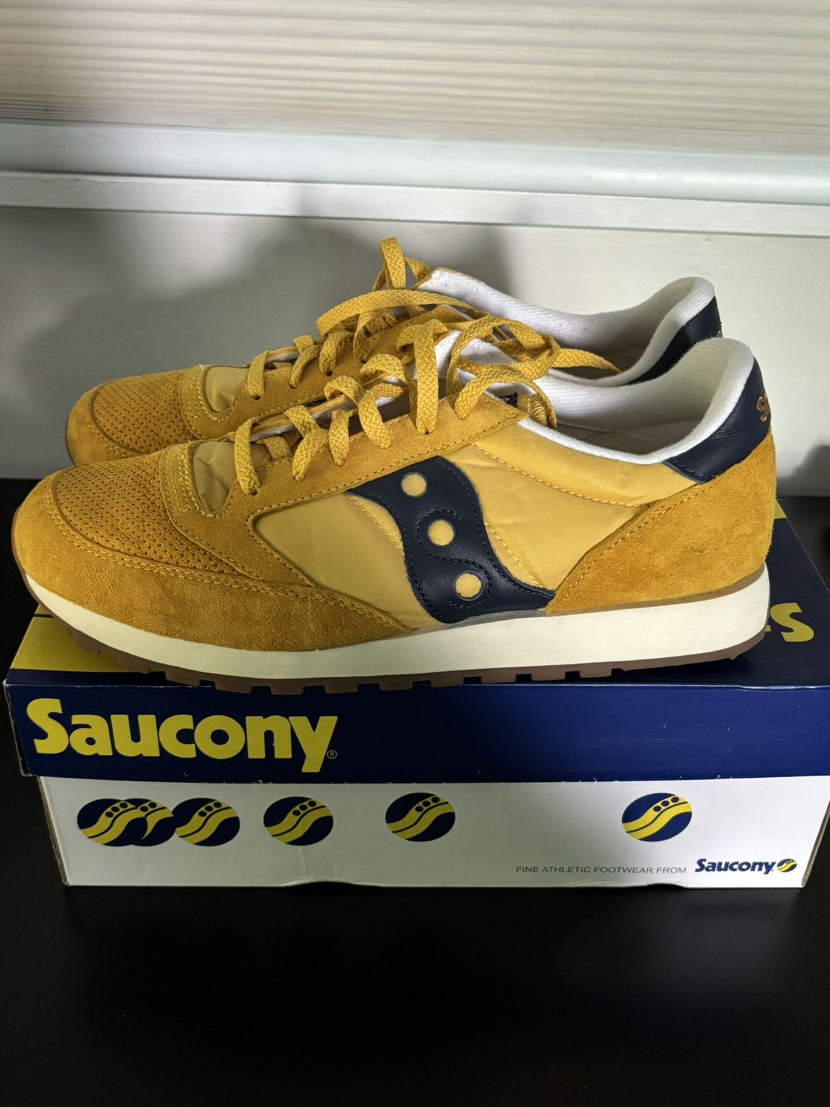 Saucony Saucony Jazz Original Vintage / Mustard Yellow / Size 11.5 M Size US 11.5 / EU 44-45 - 8 Thumbnail