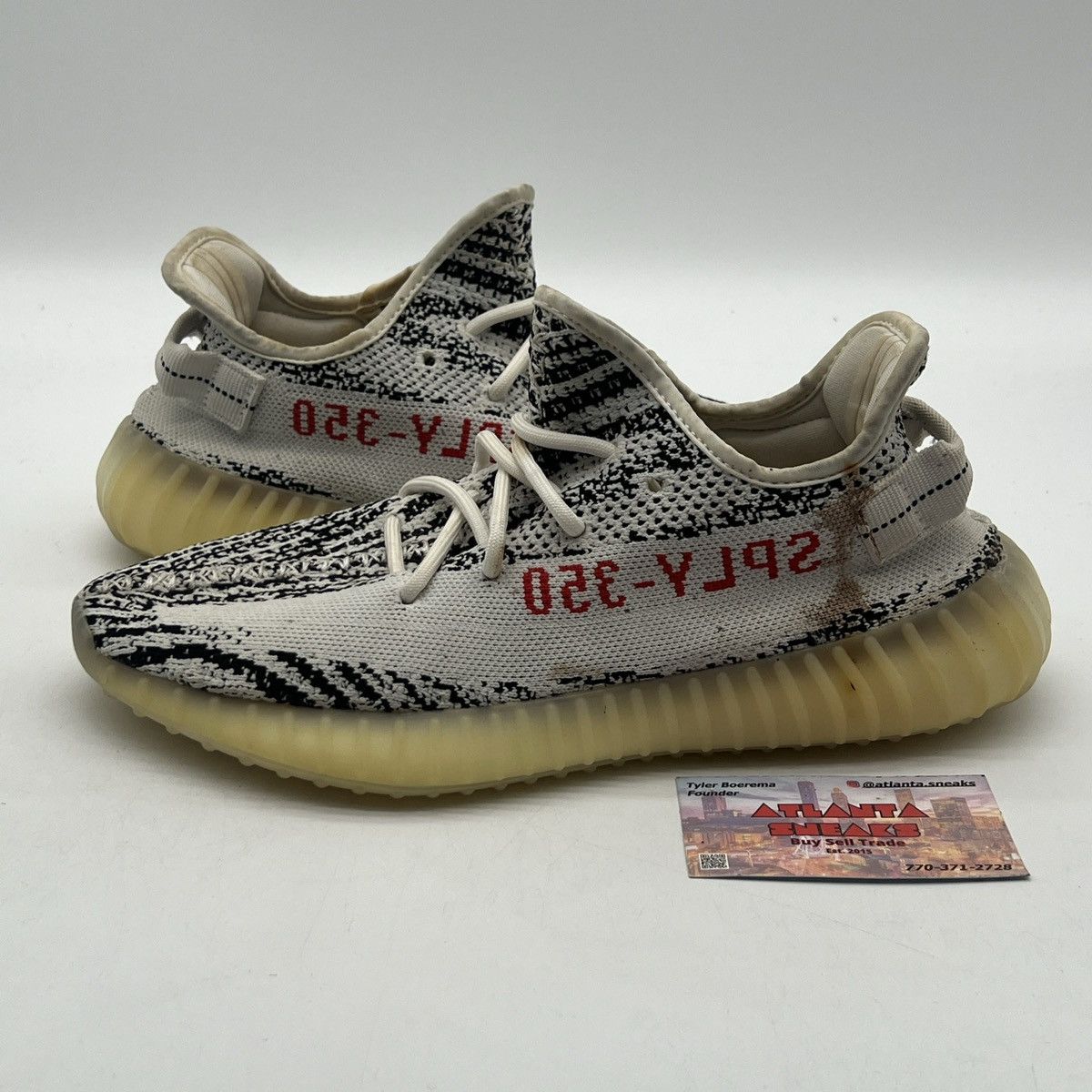 Adidas Yeezy boost 350 zebra Size US 9 / EU 42 - 1 Thumbnail