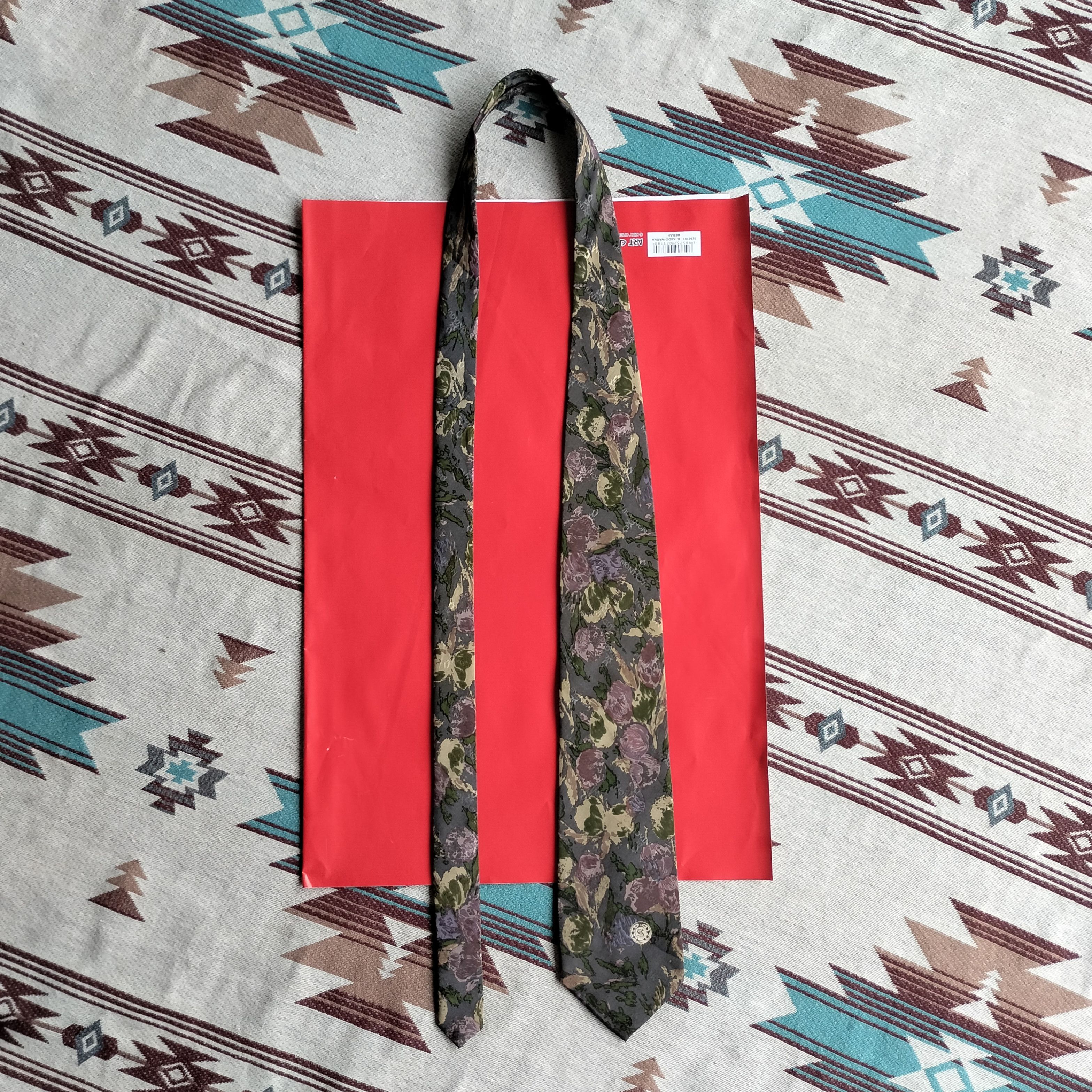 Montagut Vintage Montagut paris floral silk tie Size ONE SIZE - 2 Thumbnail